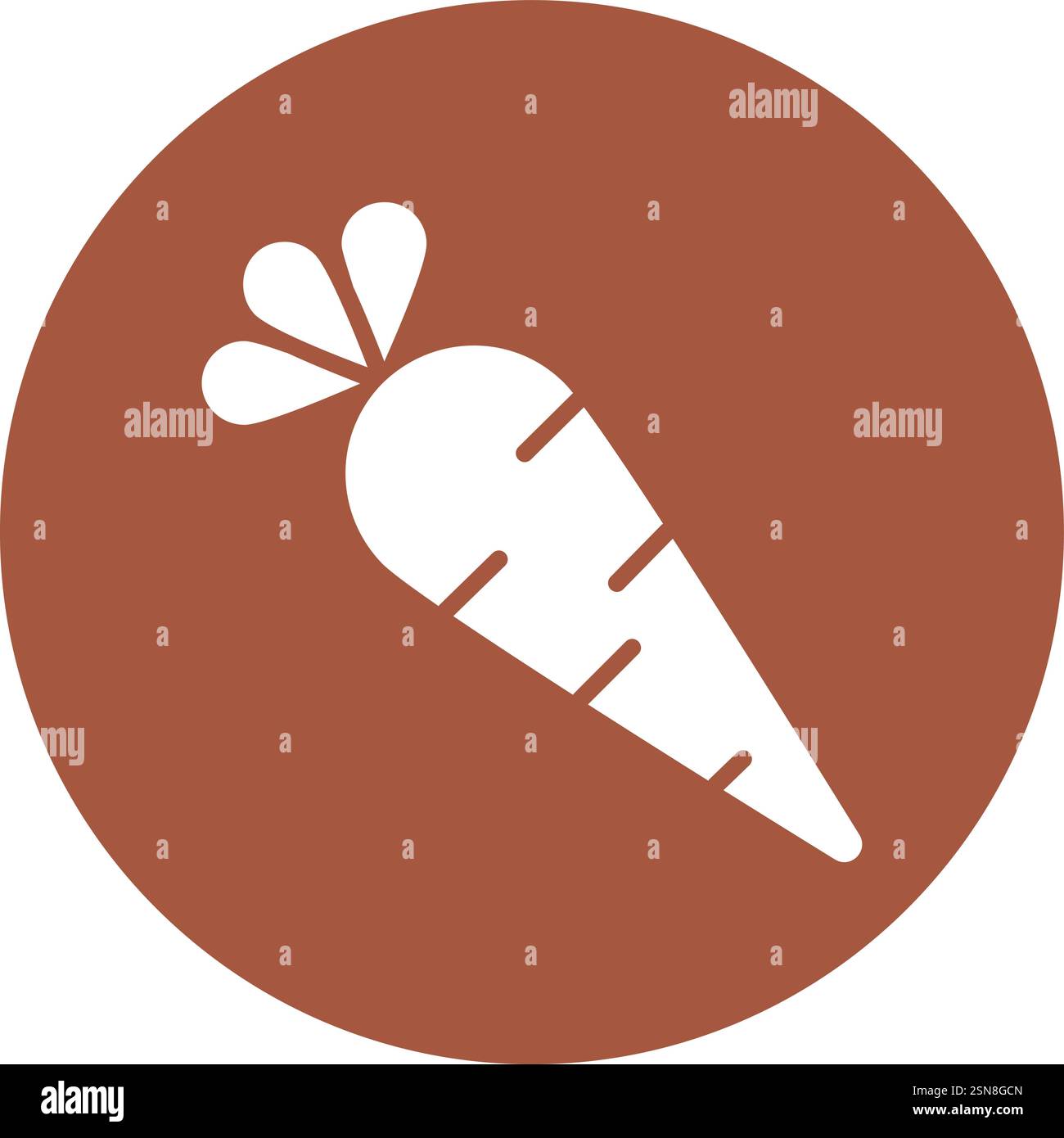 Carrot Vector Icon Design Illustration Stock Vector