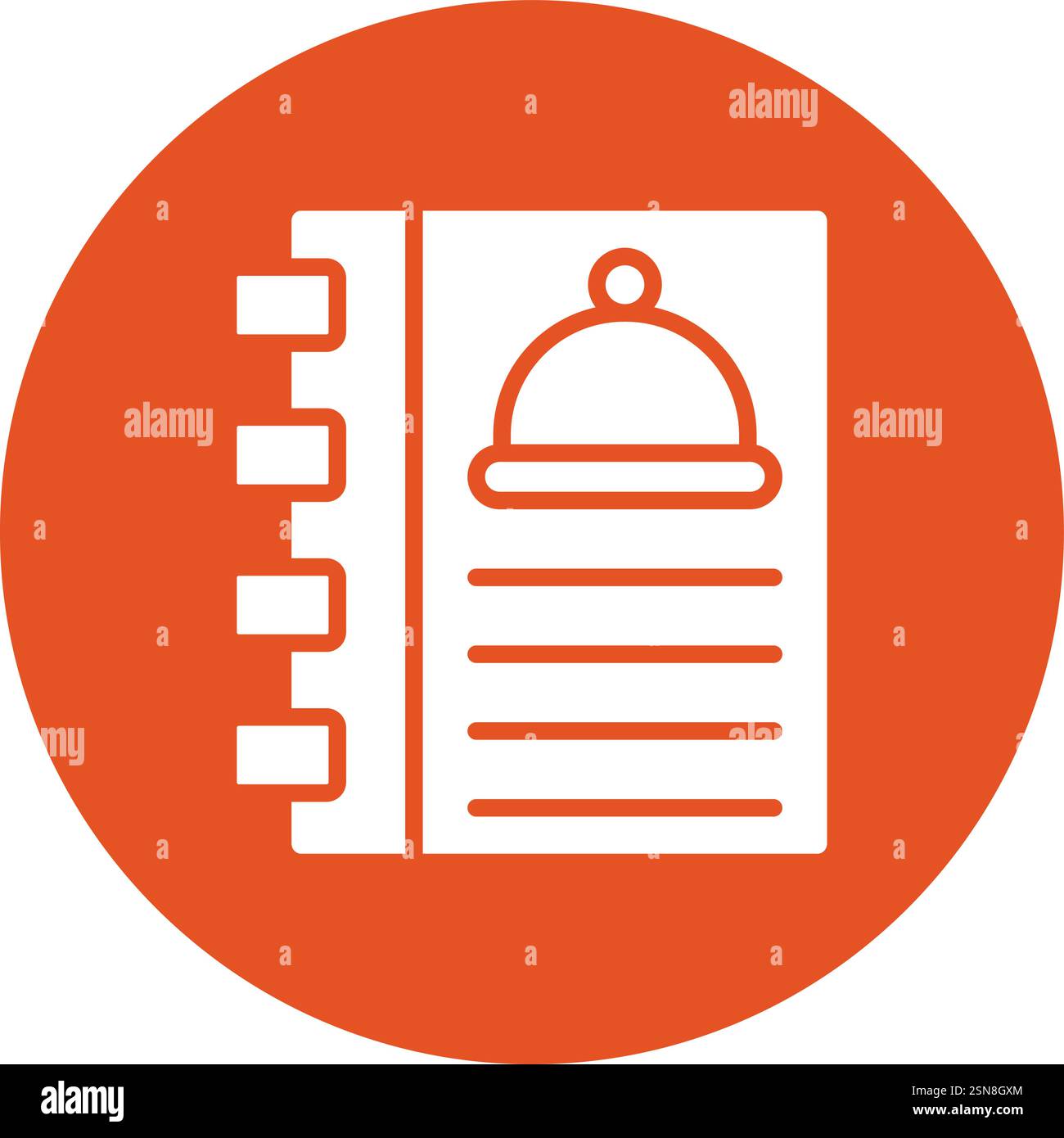 Cookbook Vector Icon Design Illustration Stock Vector