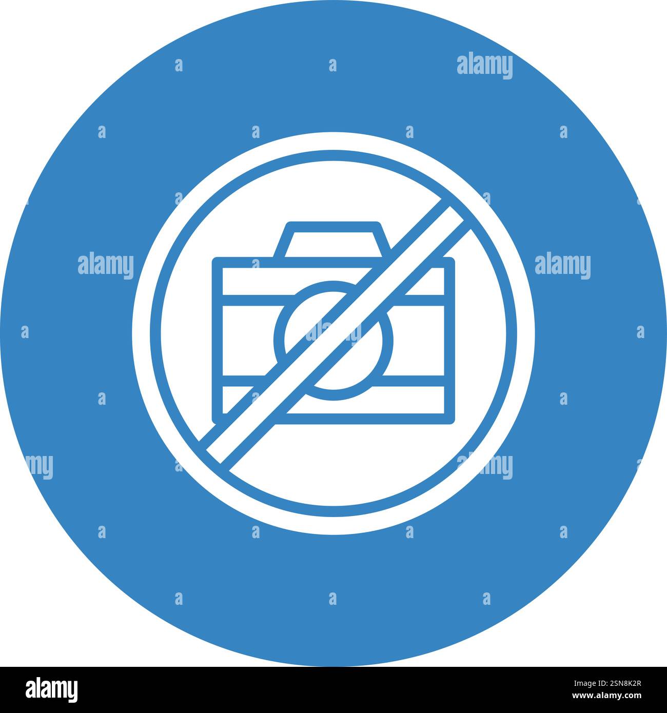 No camera Vector Icon Design Illustration Stock Vector