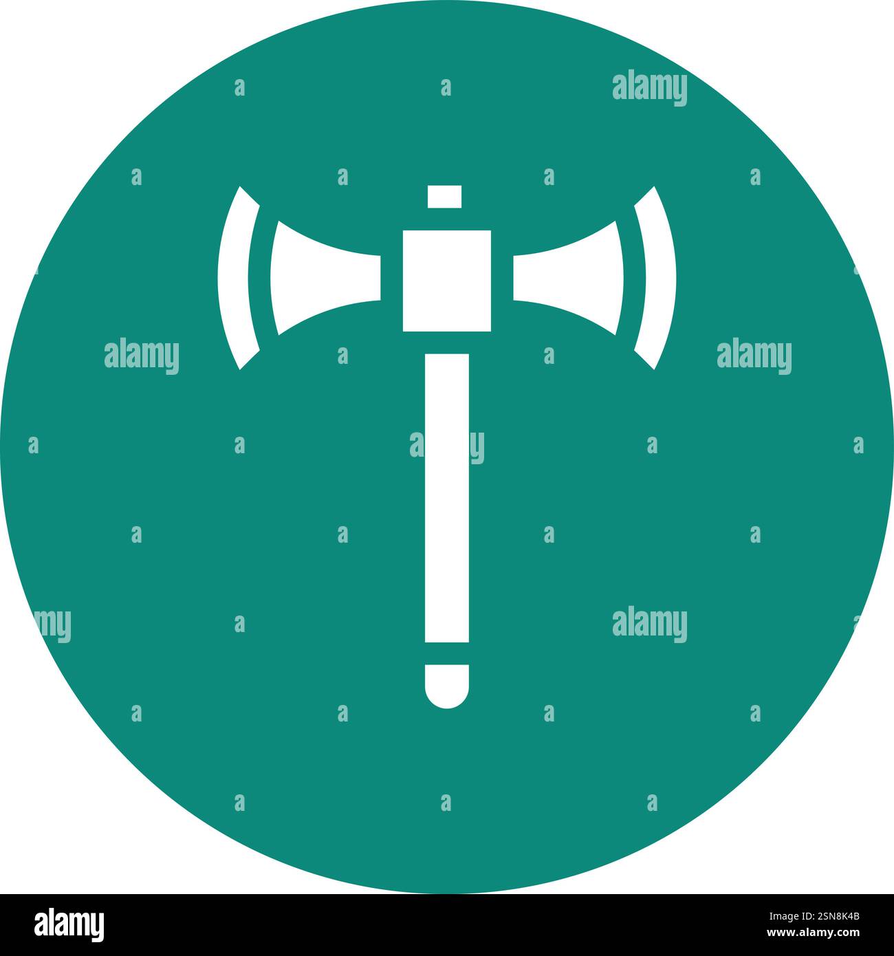 Axe Vector Icon Design Illustration Stock Vector