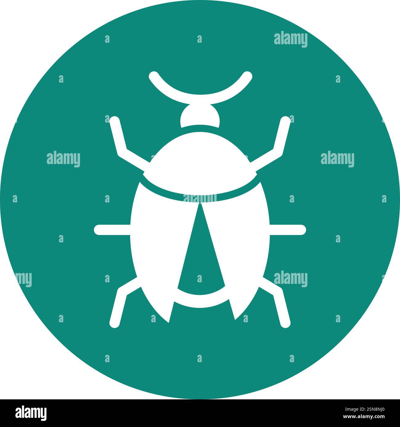 Ladybird Vector Icon Design Illustration Stock Vector
