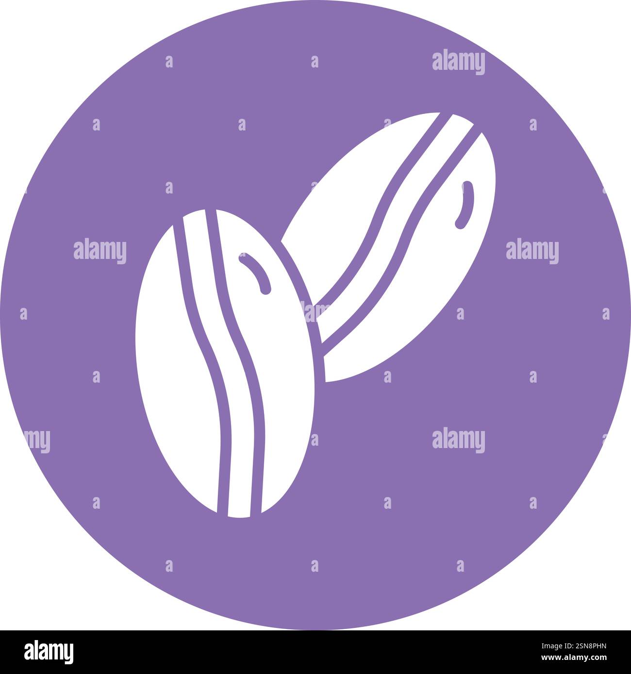 Coffee beans Vector Icon Design Illustration Stock Vector