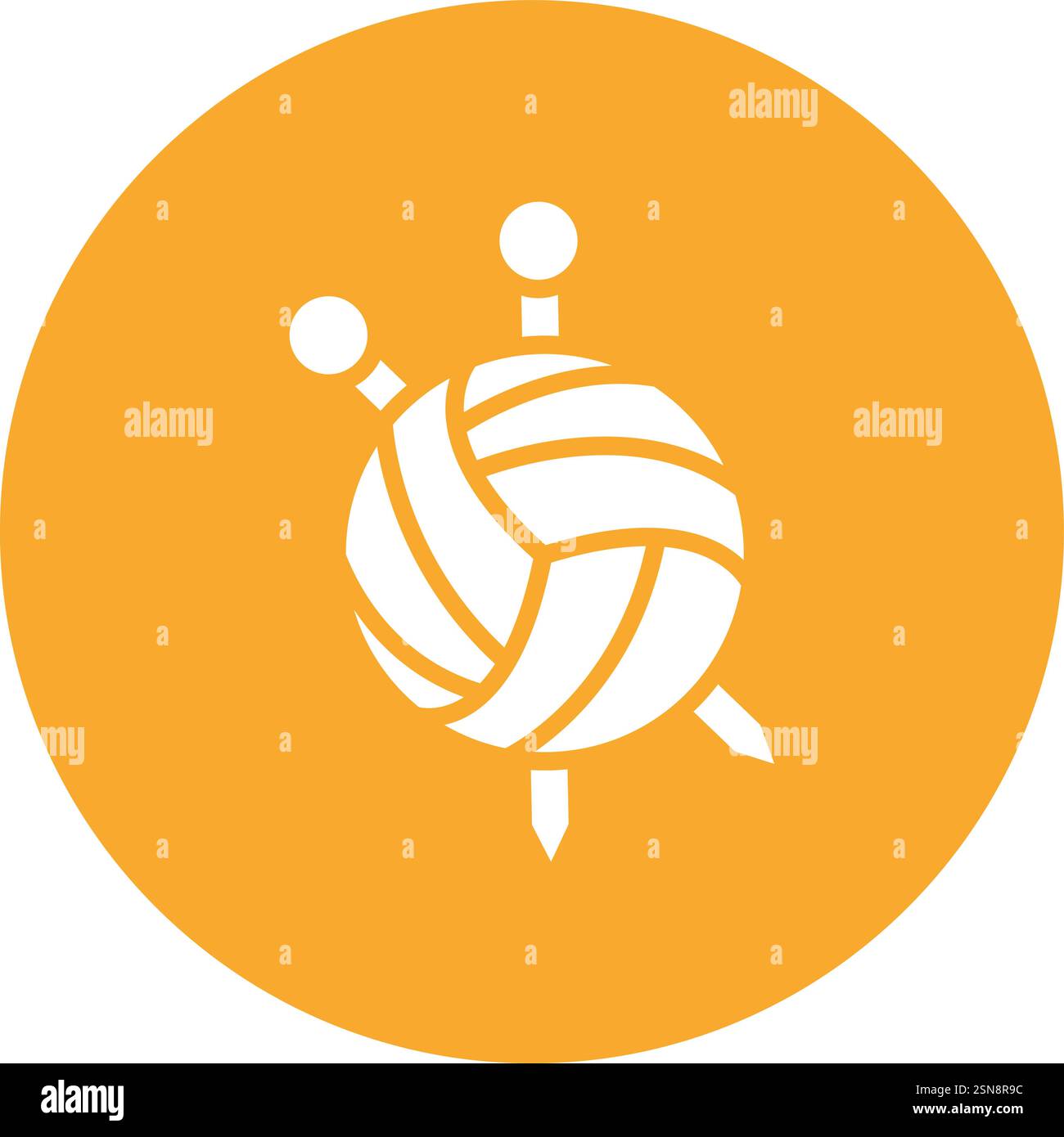 Wool Vector Icon Design Illustration Stock Vector