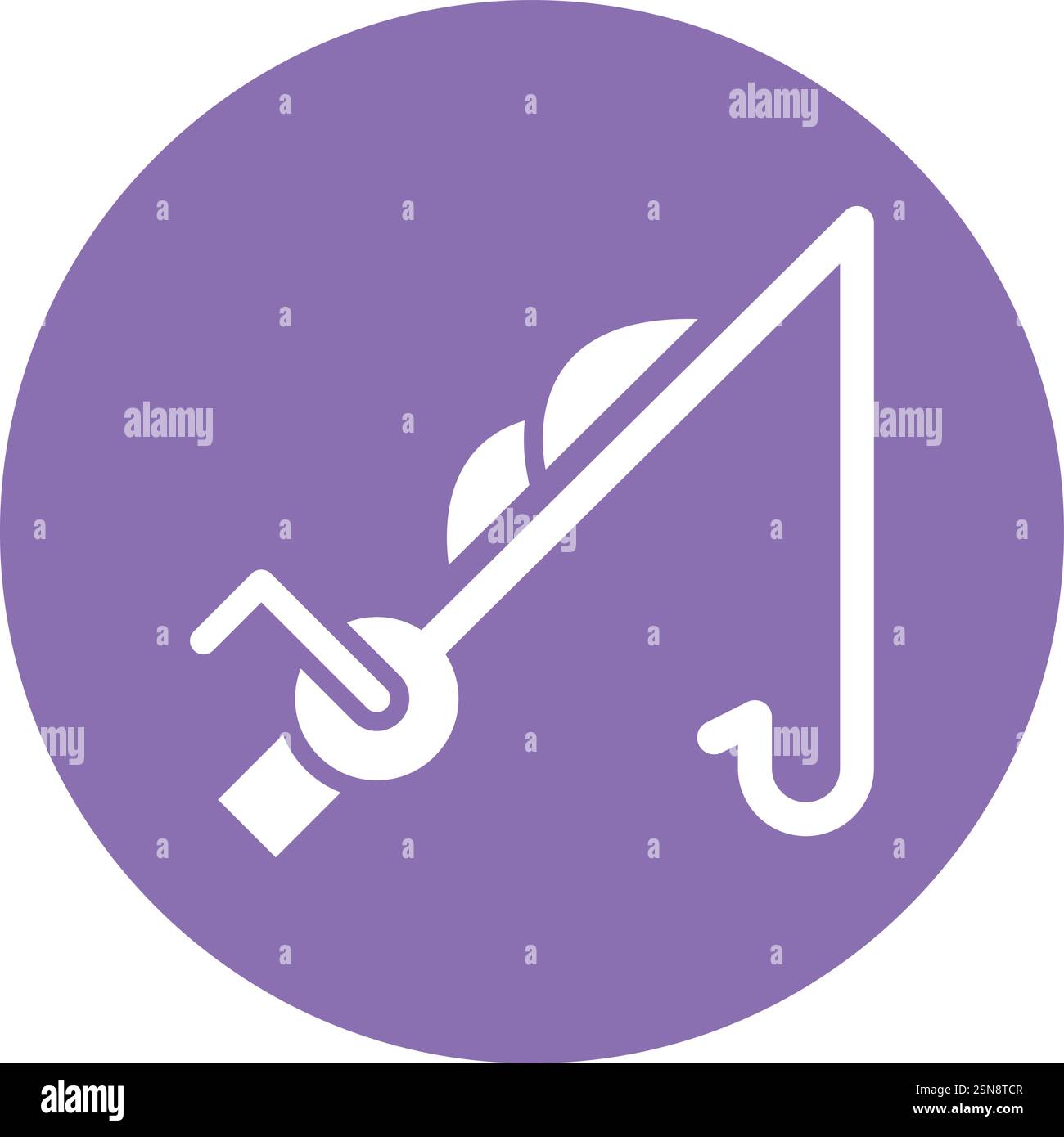 Fishing Vector Icon Design Illustration Stock Vector