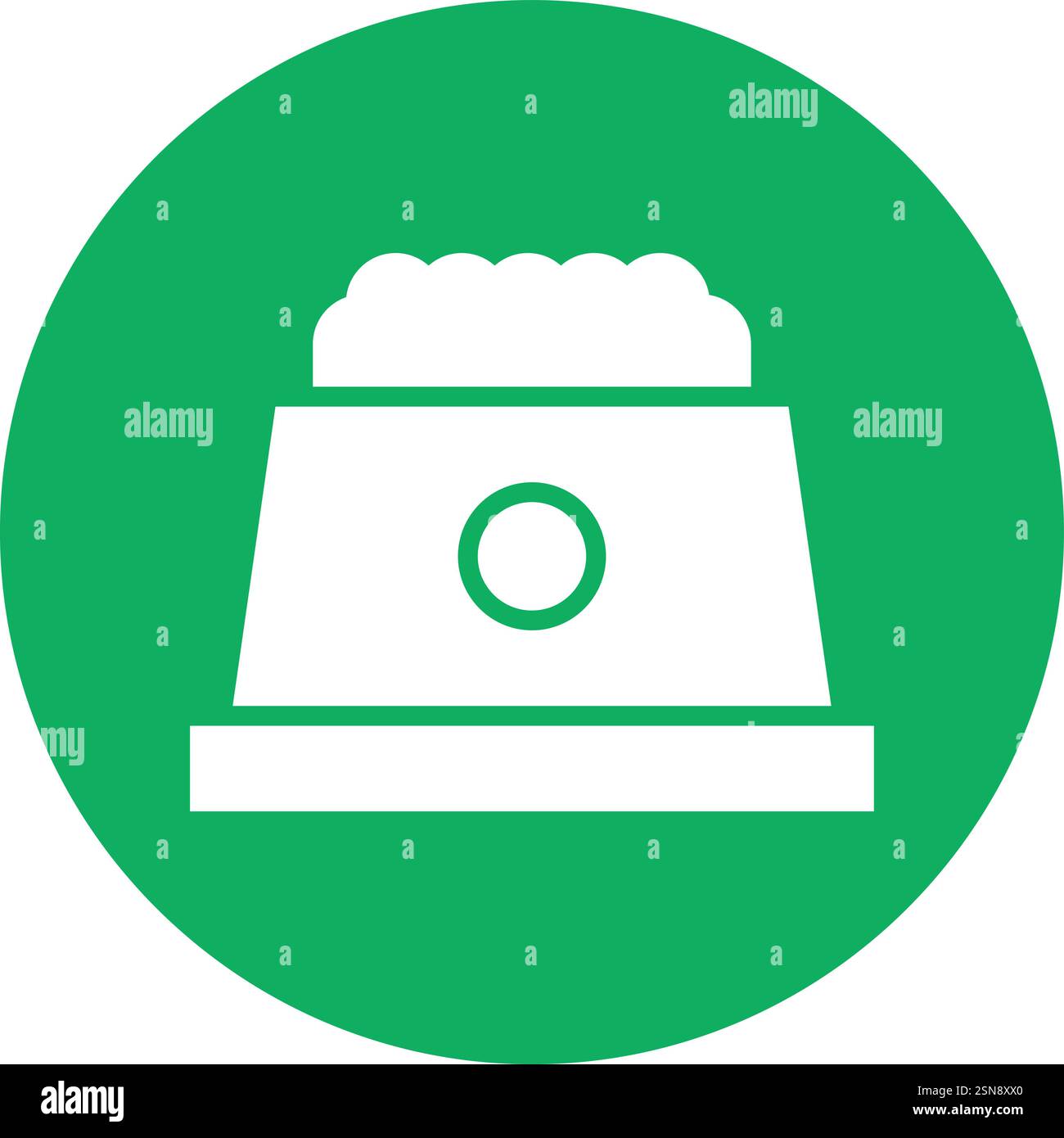 Dog bowl Vector Icon Design Illustration Stock Vector