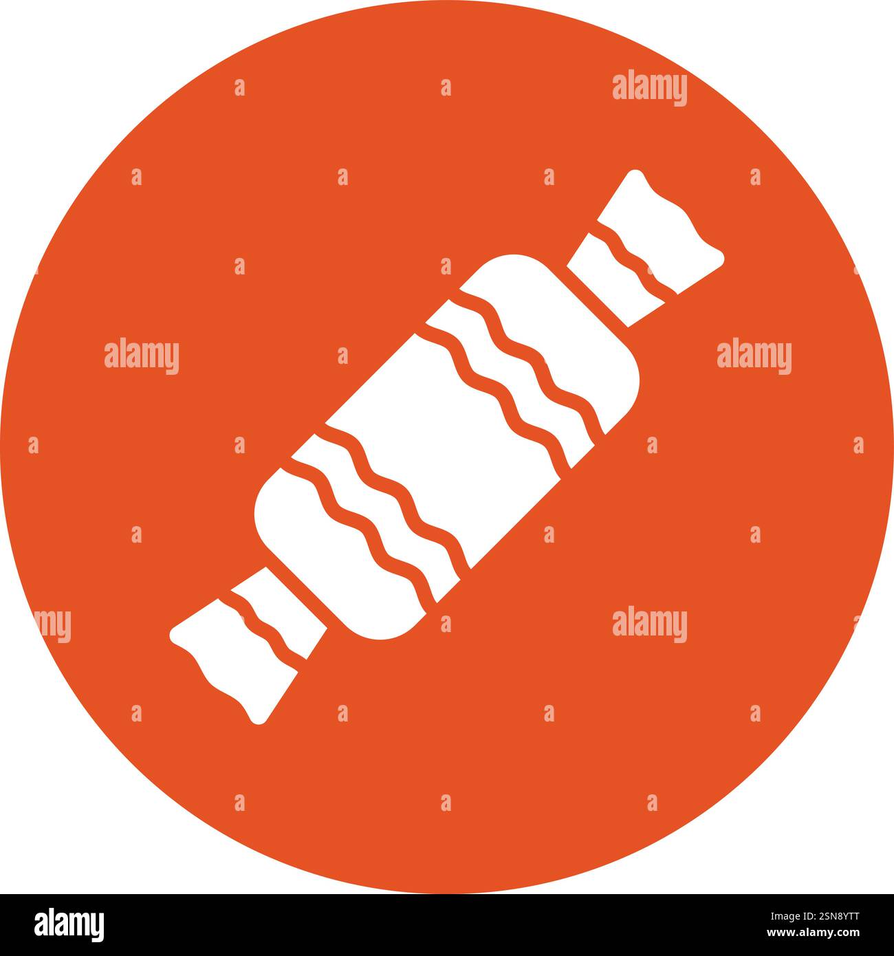 Toffee Vector Icon Design Illustration Stock Vector