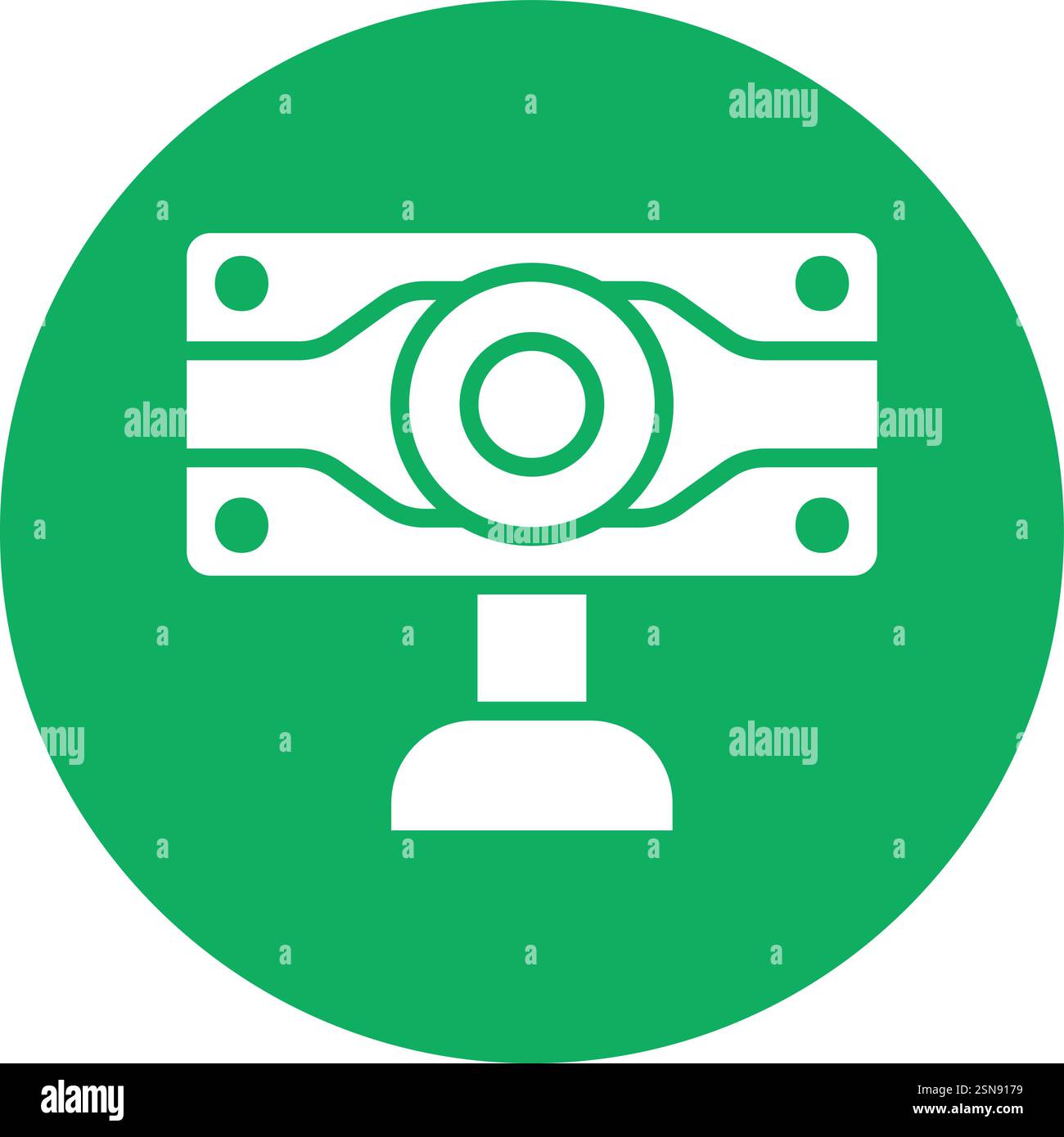 Webcam Vector Icon Design Illustration Stock Vector