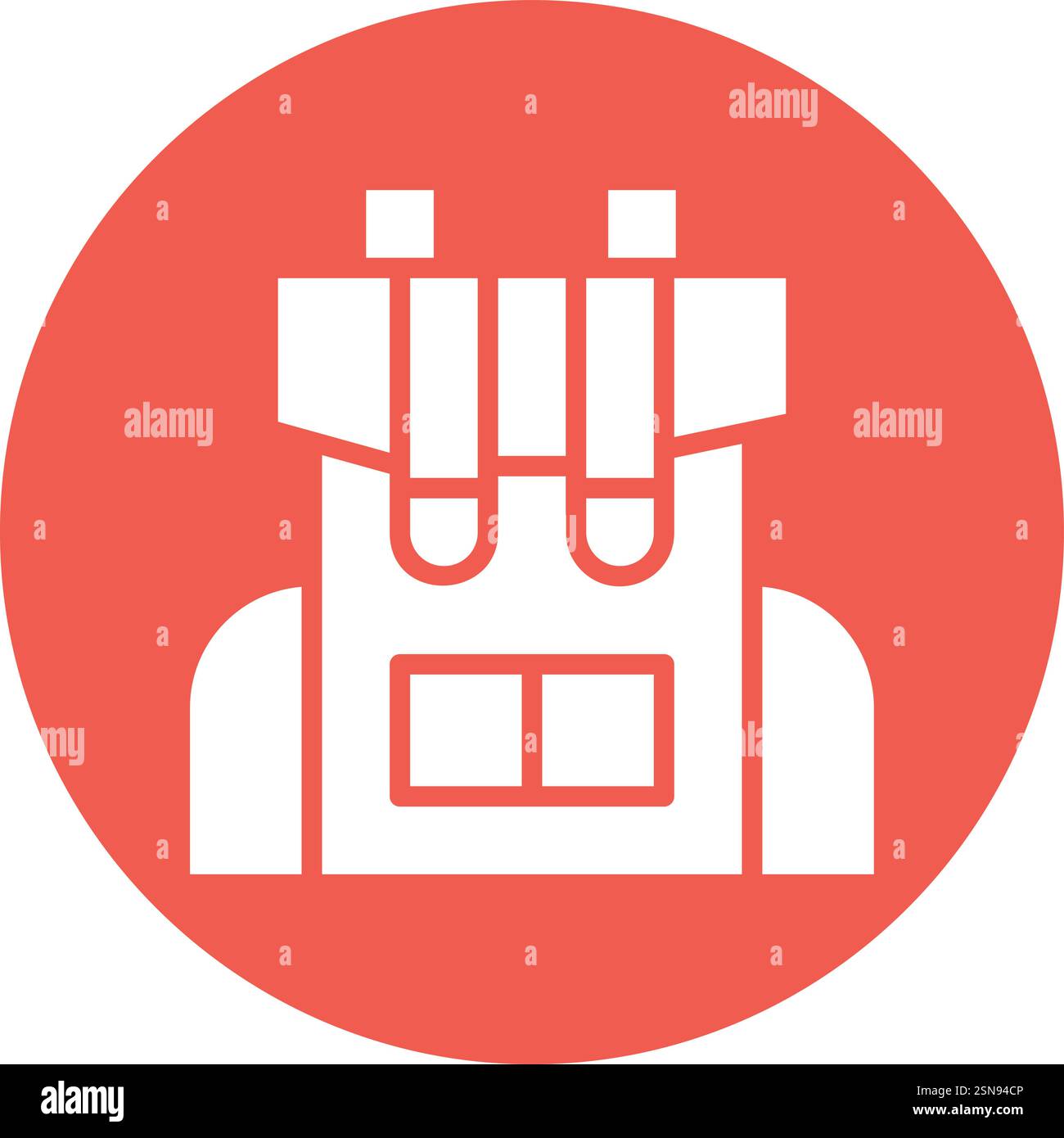 Backpack Vector Icon Design Illustration Stock Vector
