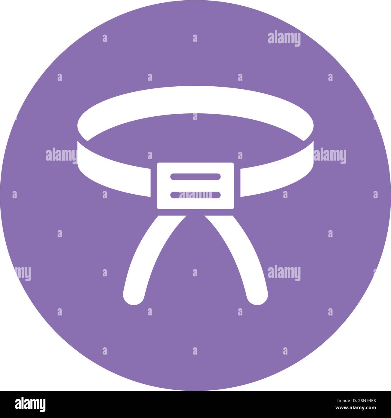Ribbon Vector Icon Design Illustration Stock Vector