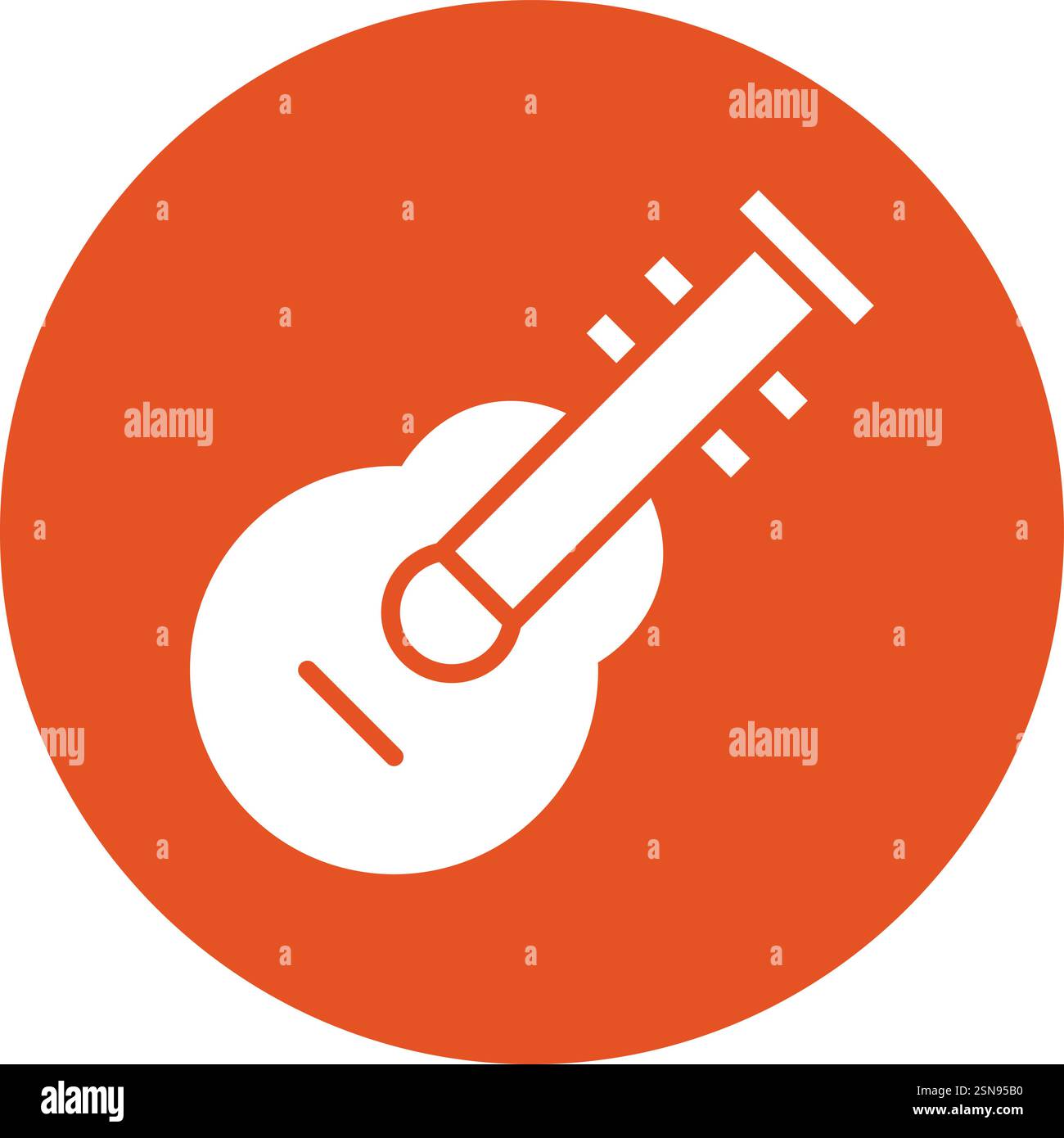 Guitar Vector Icon Design Illustration Stock Vector