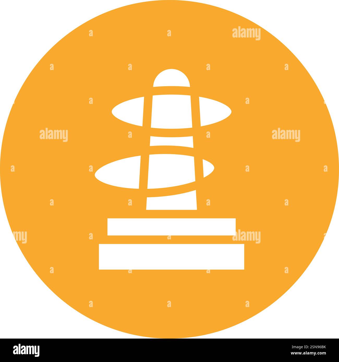 Ring Vector Icon Design Illustration Stock Vector