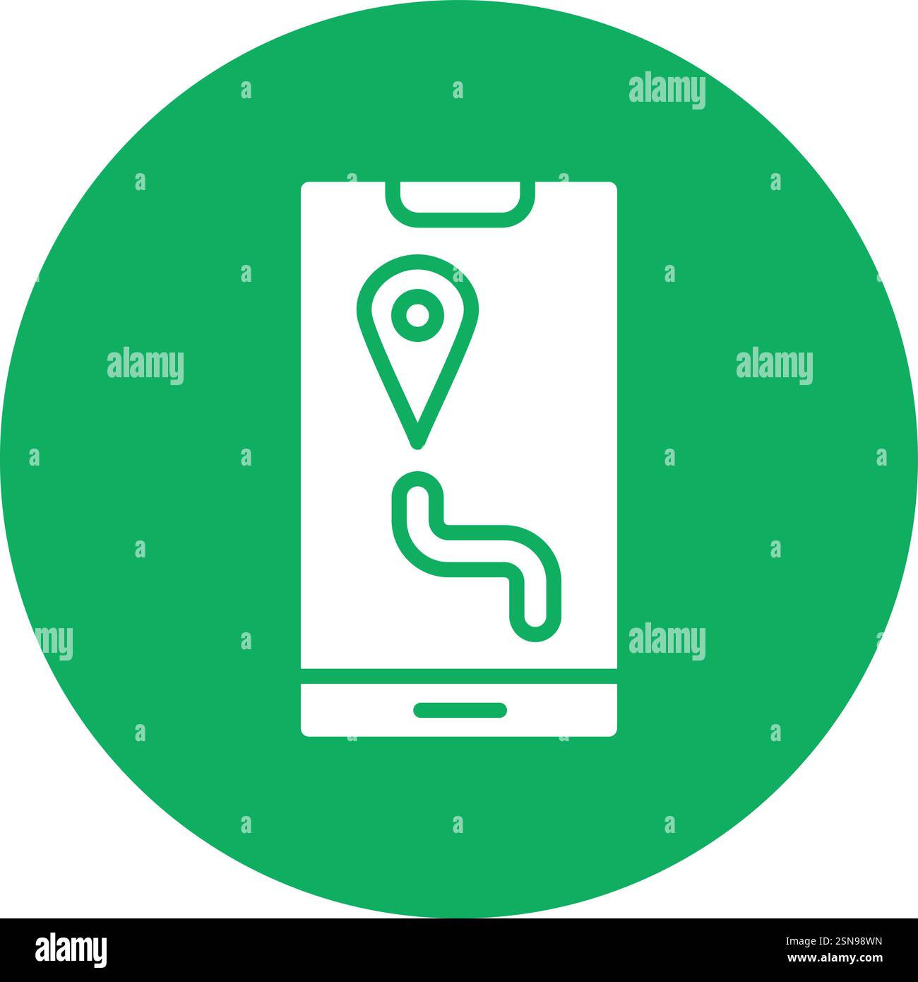 Maps Vector Icon Design Illustration Stock Vector