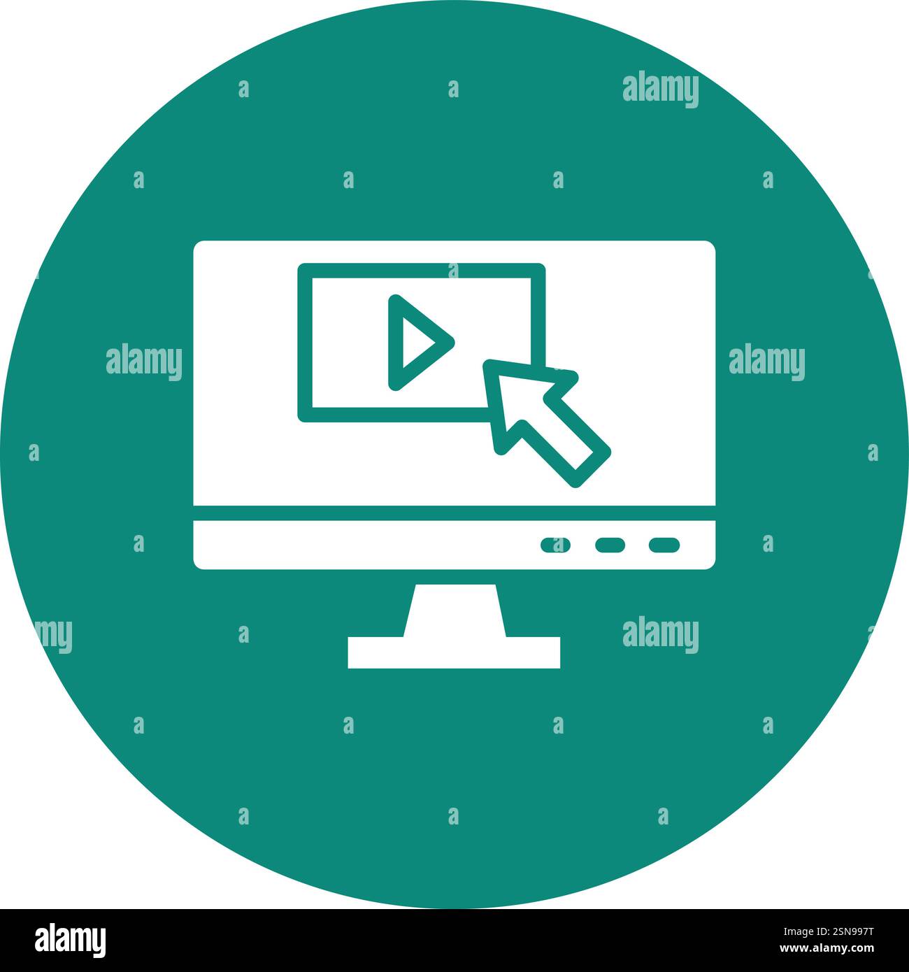 Clickstream Vector Icon Design Illustration Stock Vector