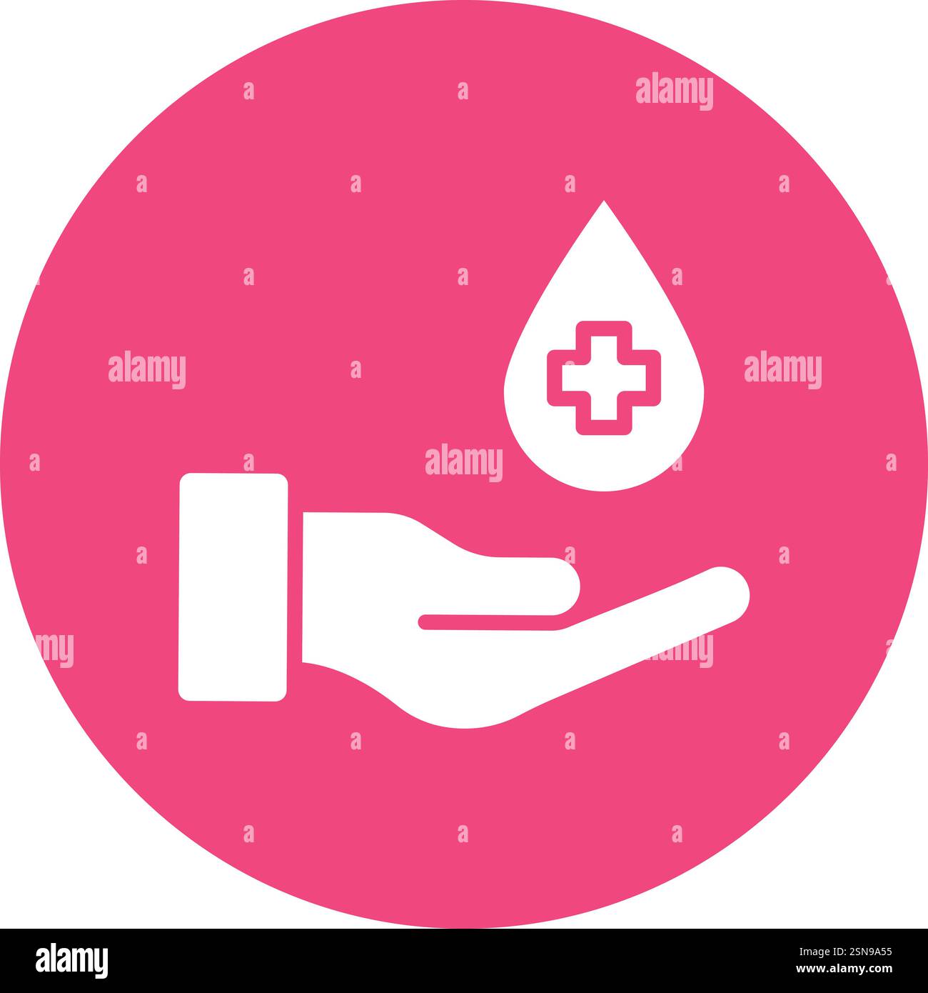 Blood Donation Vector Icon Design Illustration Stock Vector
