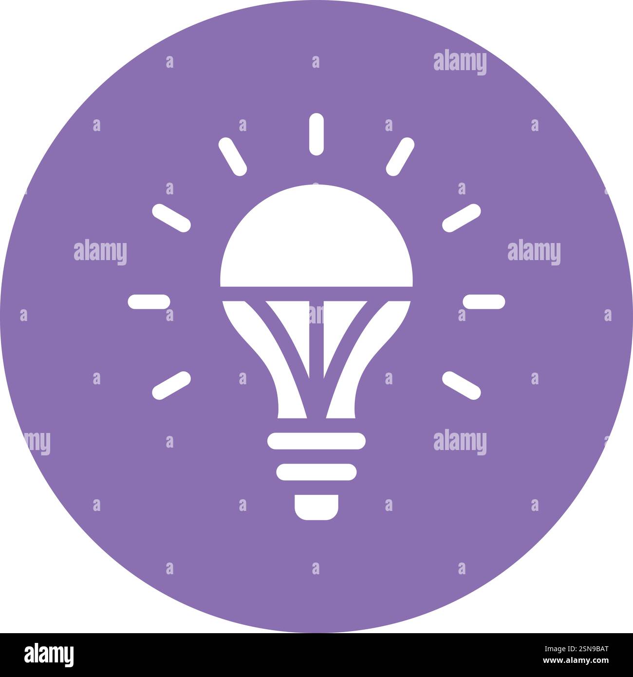 Led bulb Vector Icon Design Illustration Stock Vector