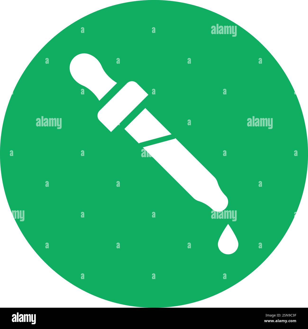 Eye Dropper Vector Icon Design Illustration Stock Vector