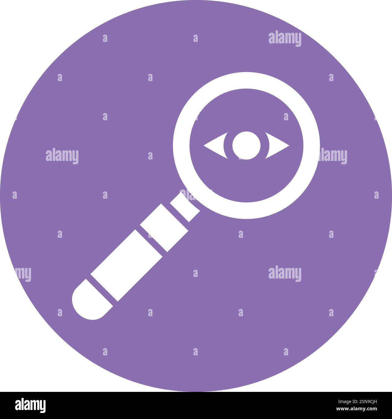 Eye Test Vector Icon Design Illustration Stock Vector