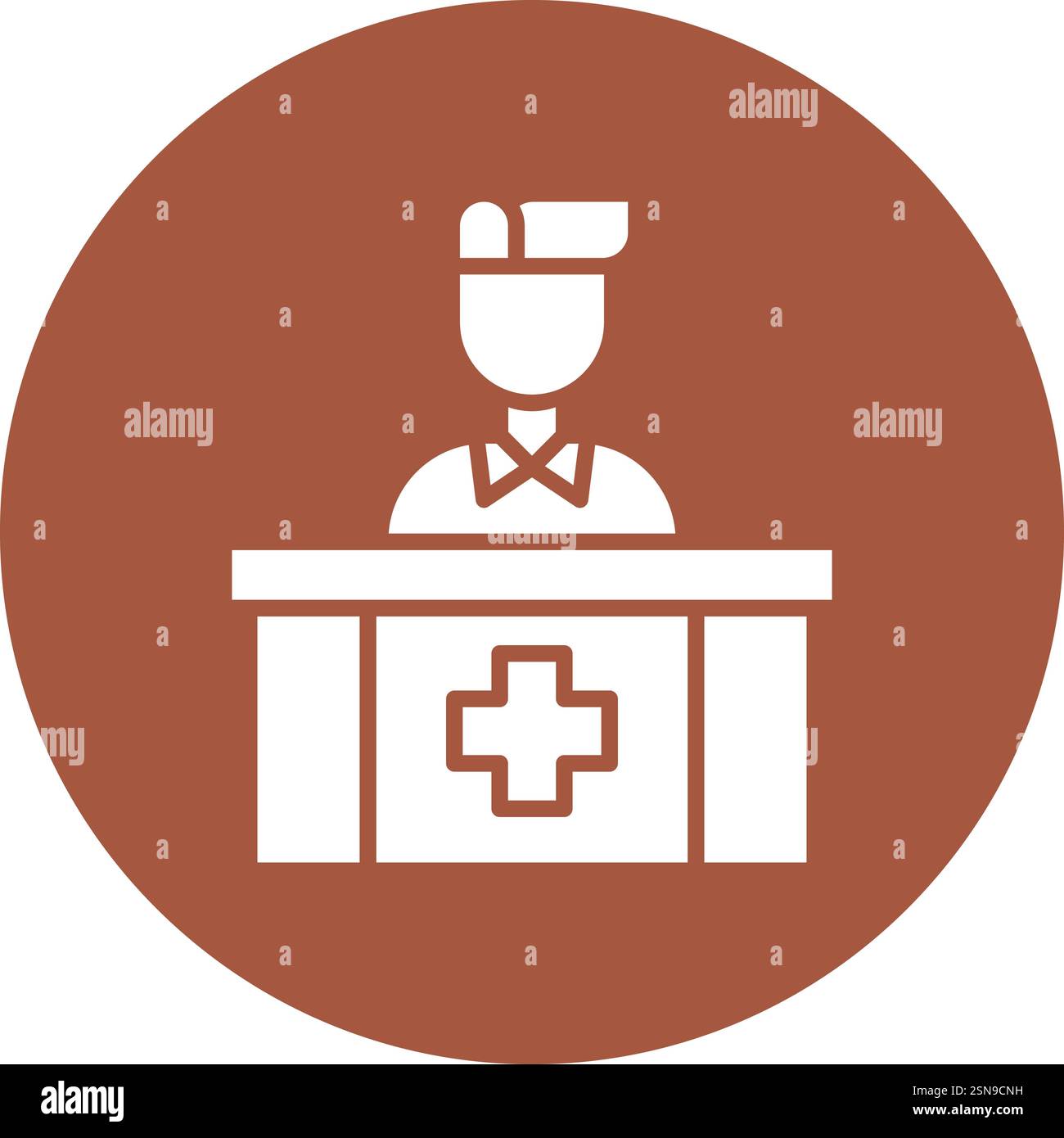 Reception Vector Icon Design Illustration Stock Vector