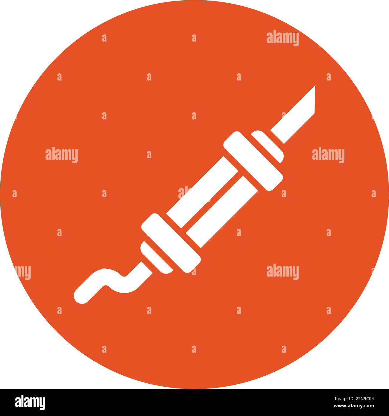 Exhaust pipe Vector Icon Design Illustration Stock Vector