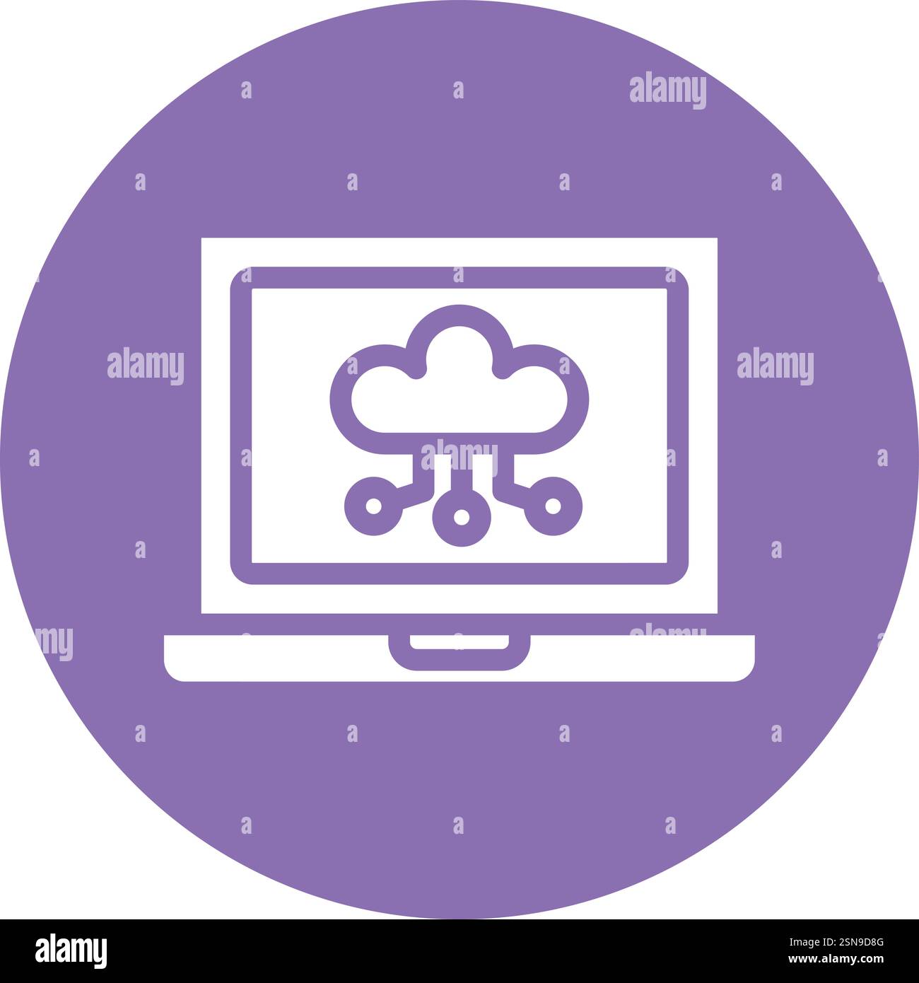 Cloud Vector Icon Design Illustration Stock Vector