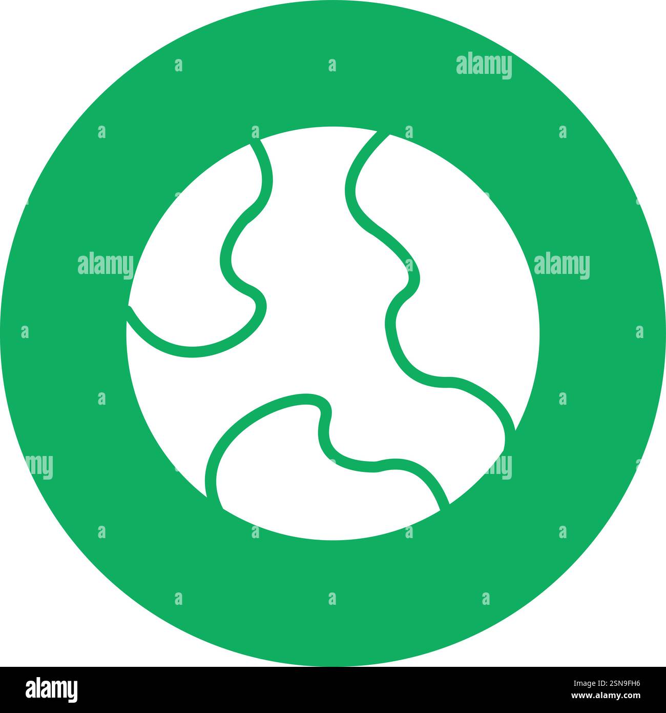 Global Vector Icon Design Illustration Stock Vector