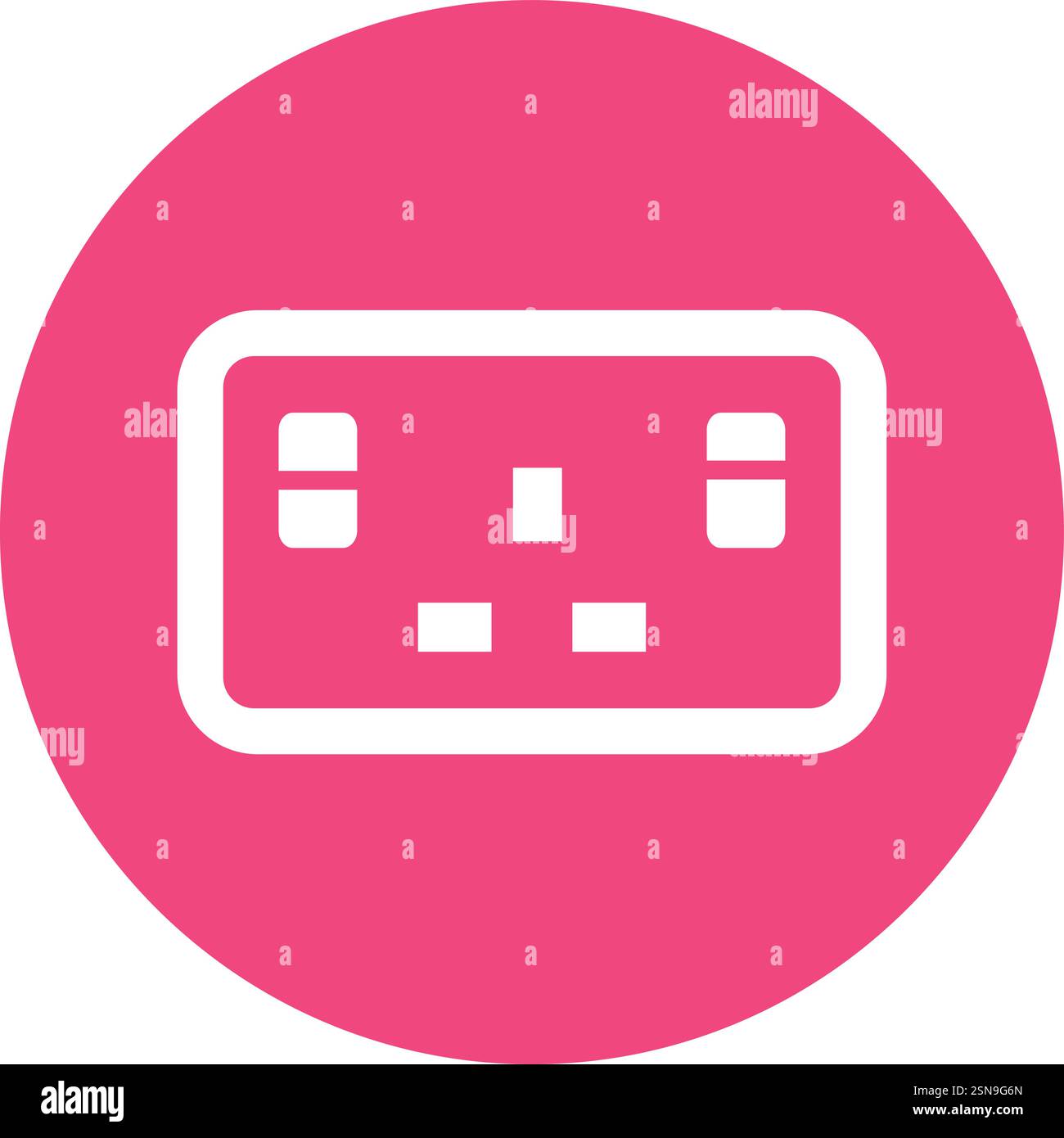 Socket Vector Icon Design Illustration Stock Vector