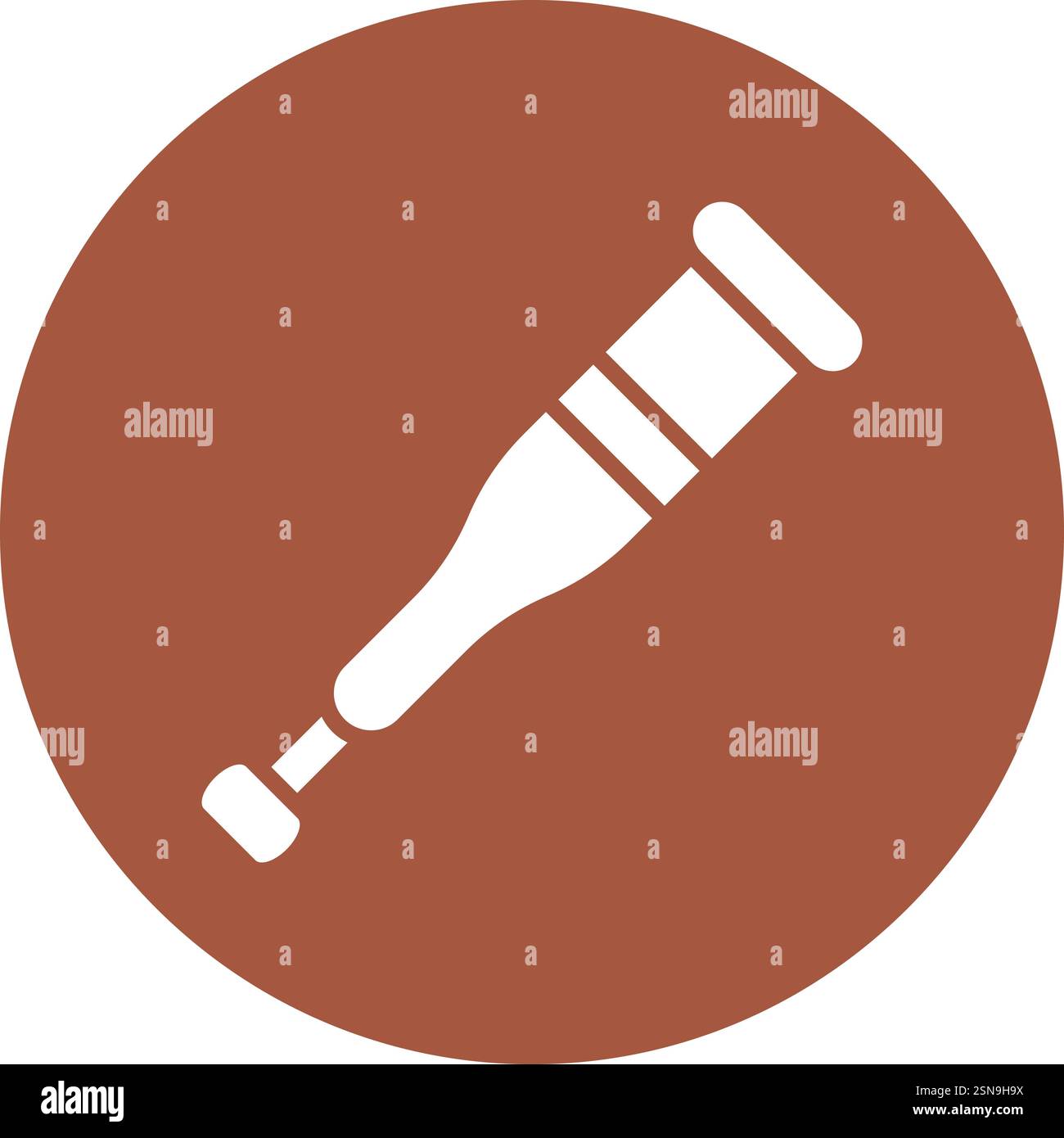 Crutches Vector Icon Design Illustration Stock Vector