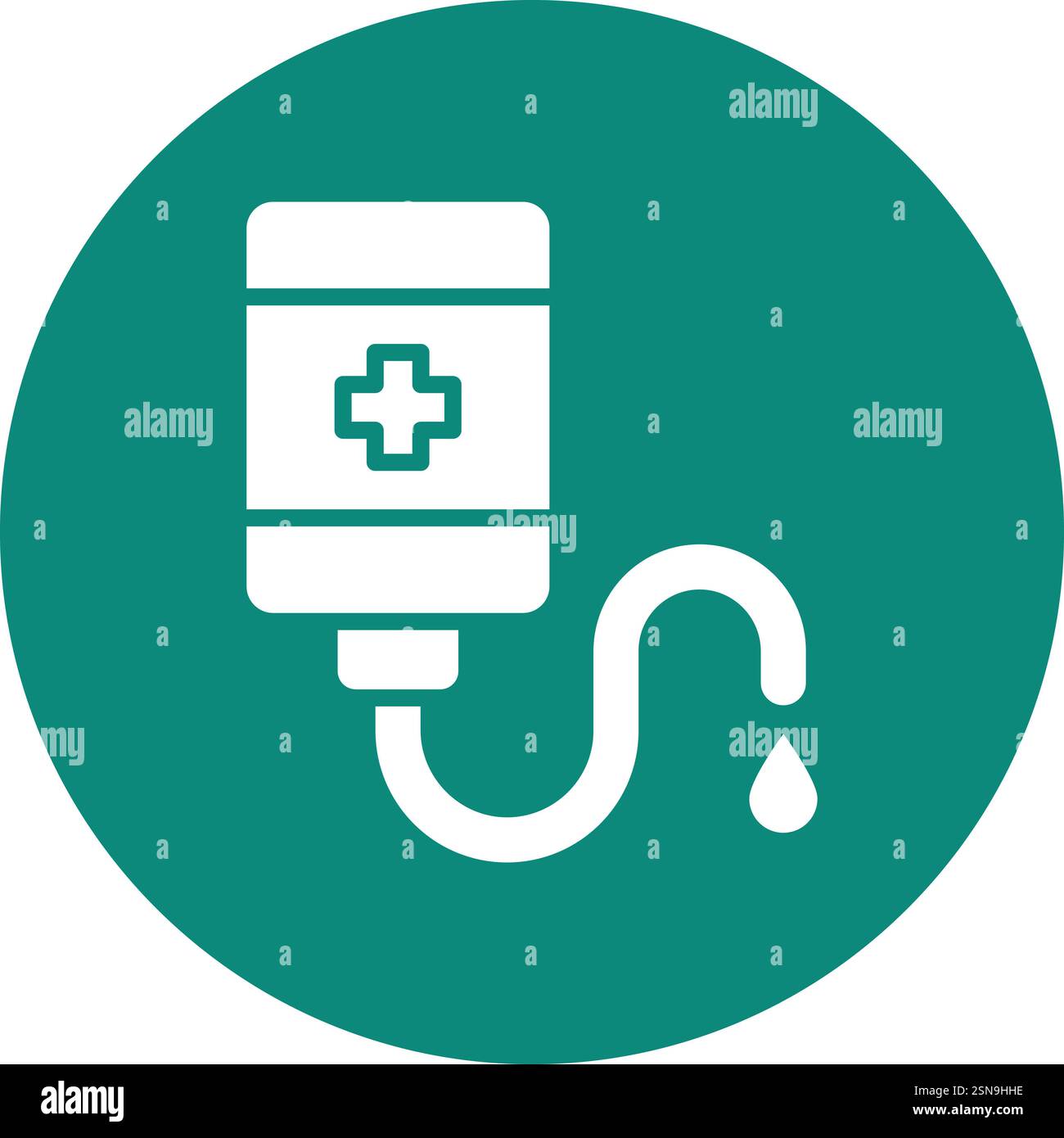 Blood Bag Vector Icon Design Illustration Stock Vector