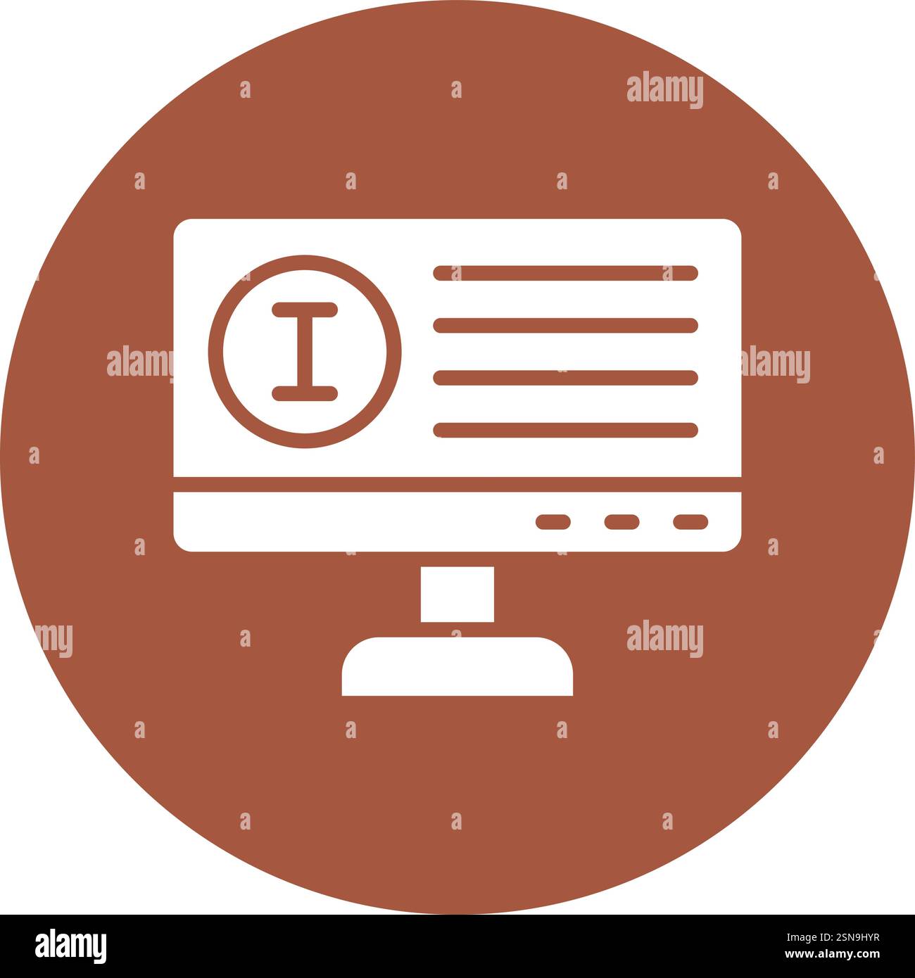Information Vector Icon Design Illustration Stock Vector