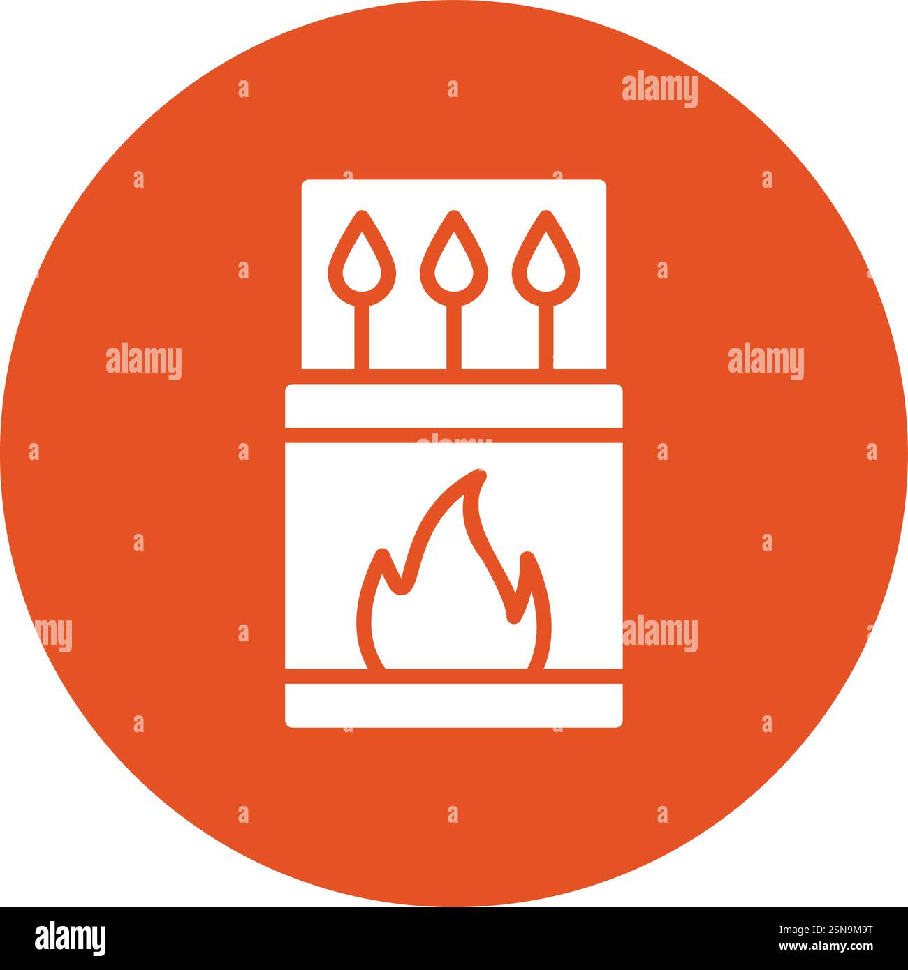 Matches Vector Icon Design Illustration Stock Vector