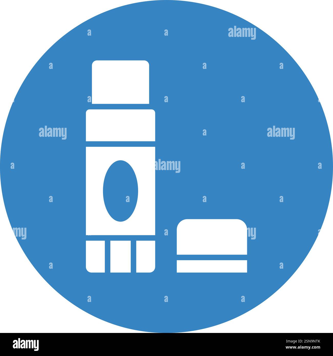 Glue Stick Vector Icon Design Illustration Stock Vector
