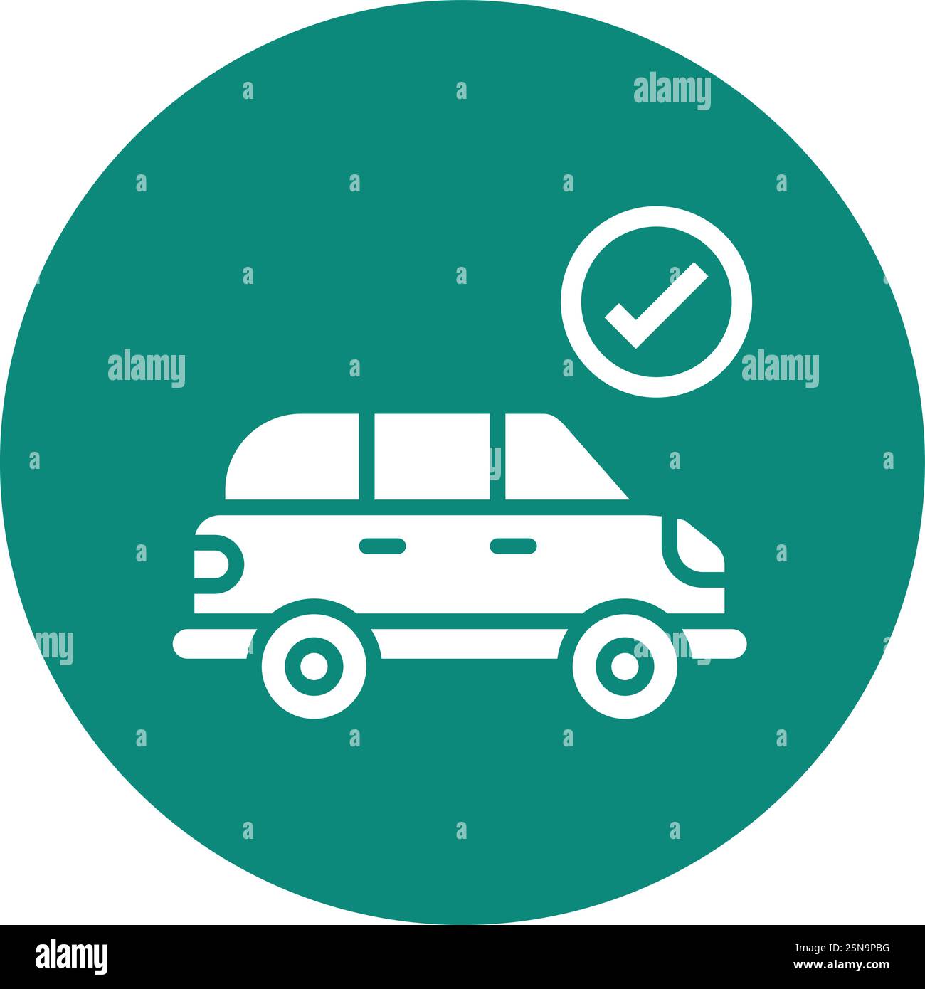 Car protection Vector Icon Design Illustration Stock Vector