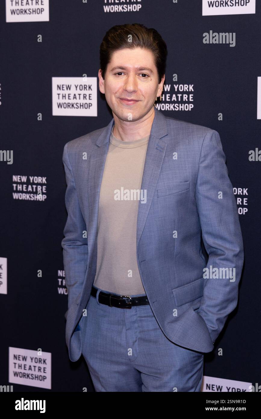 Michael Zegan at arrivals for New York Theatre Workshop s 2025 Gala ...