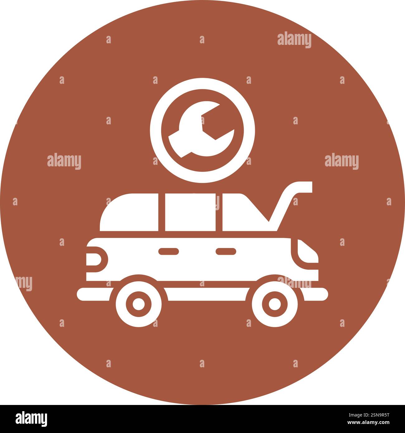 car repair Vector Icon Design Illustration Stock Vector