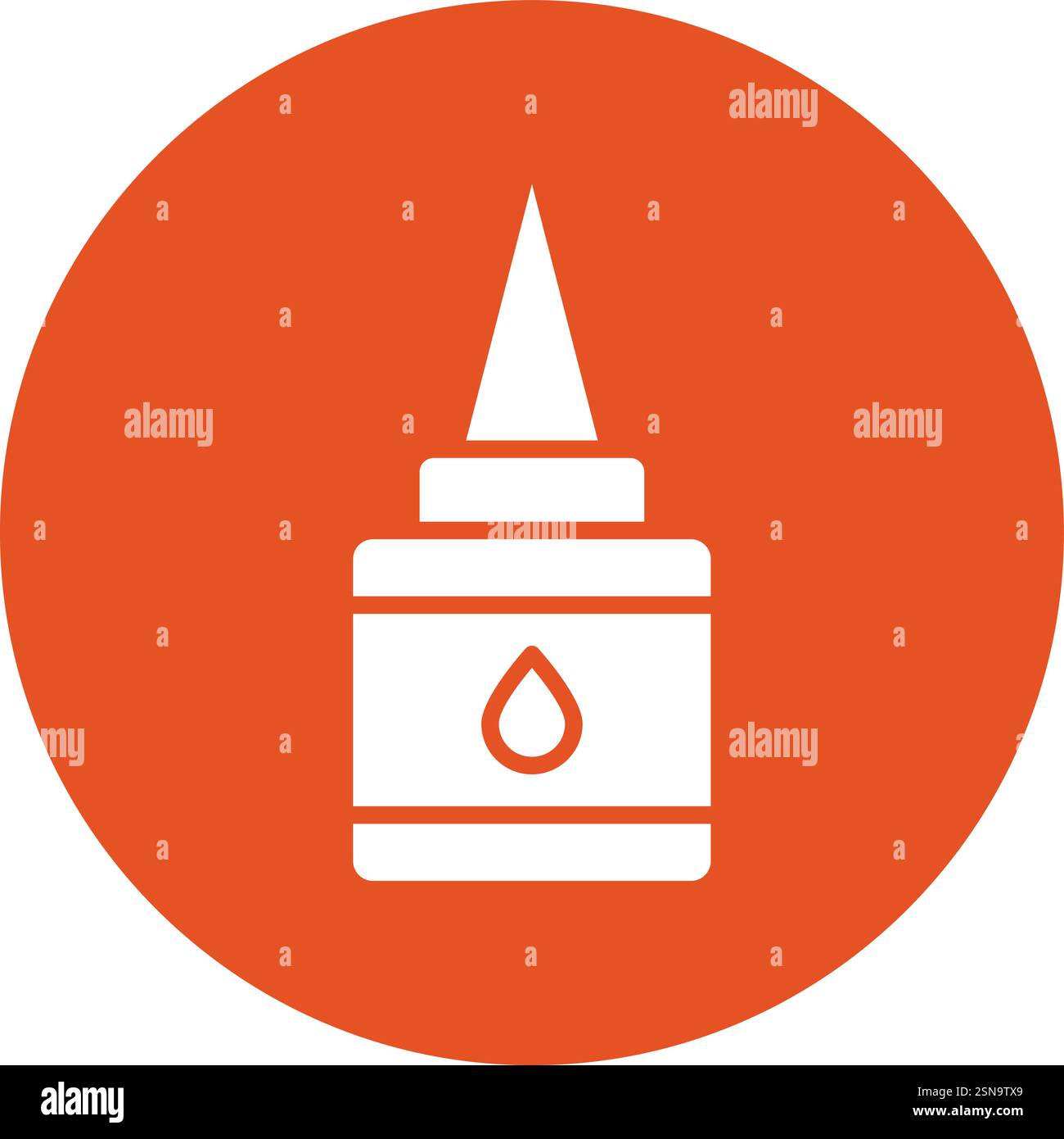 Liquid Glue Vector Icon Design Illustration Stock Vector