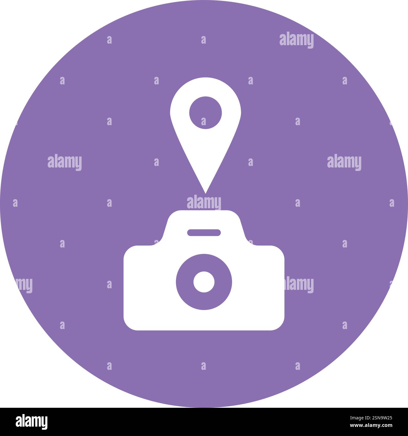 Location Vector Icon Design Illustration Stock Vector