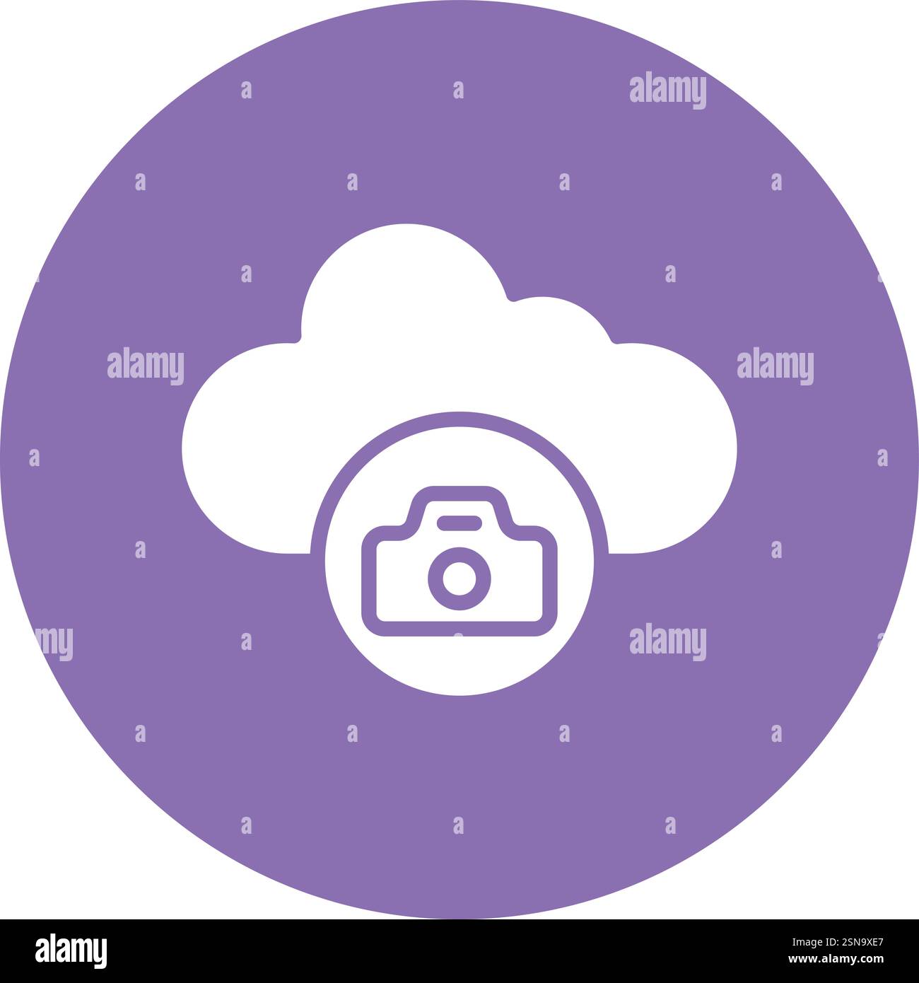Cloud Vector Icon Design Illustration Stock Vector