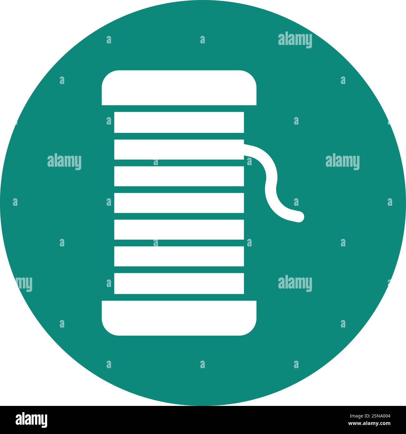 Yarn Vector Icon Design Illustration Stock Vector