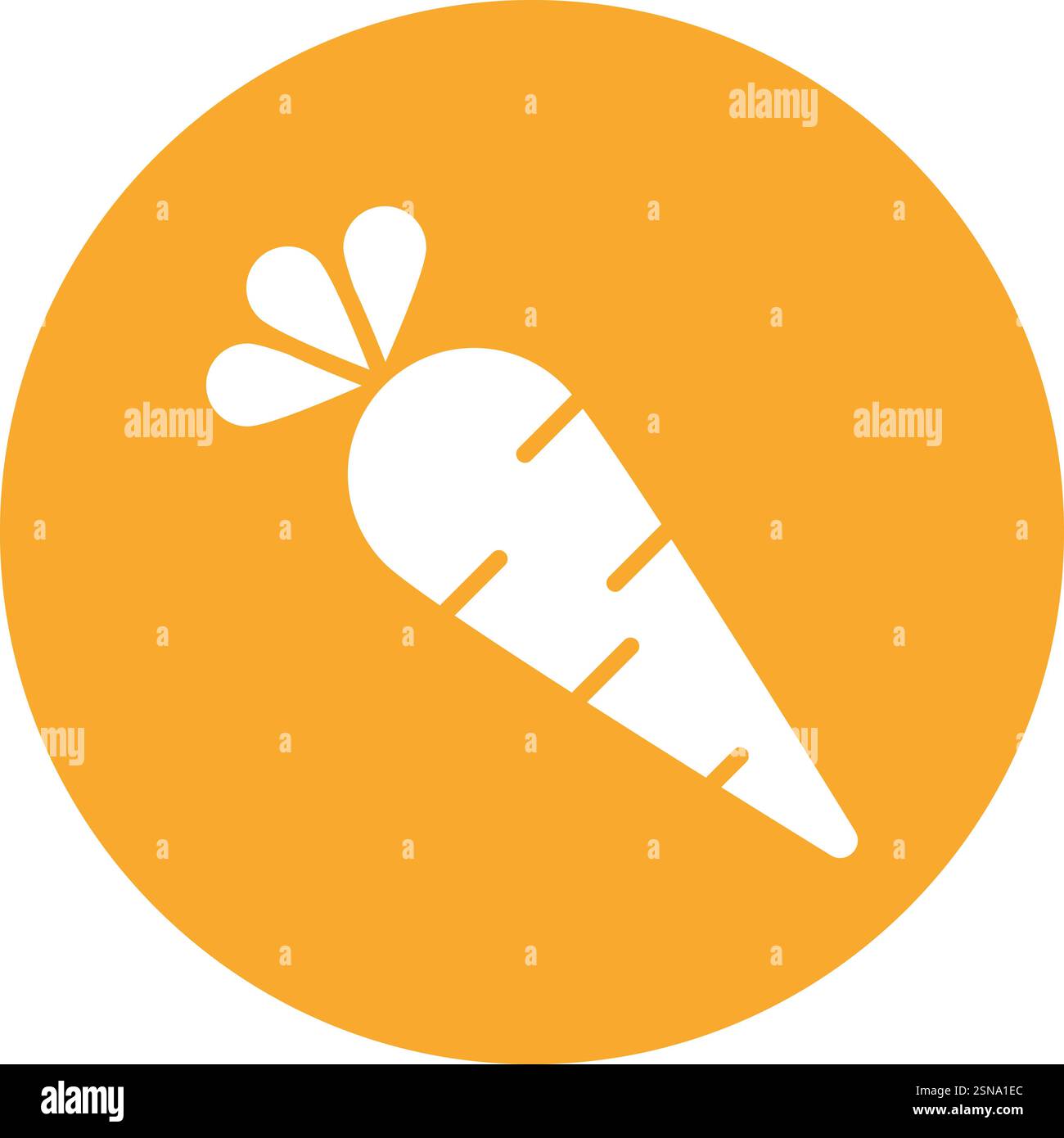 Carrot Vector Icon Design Illustration Stock Vector