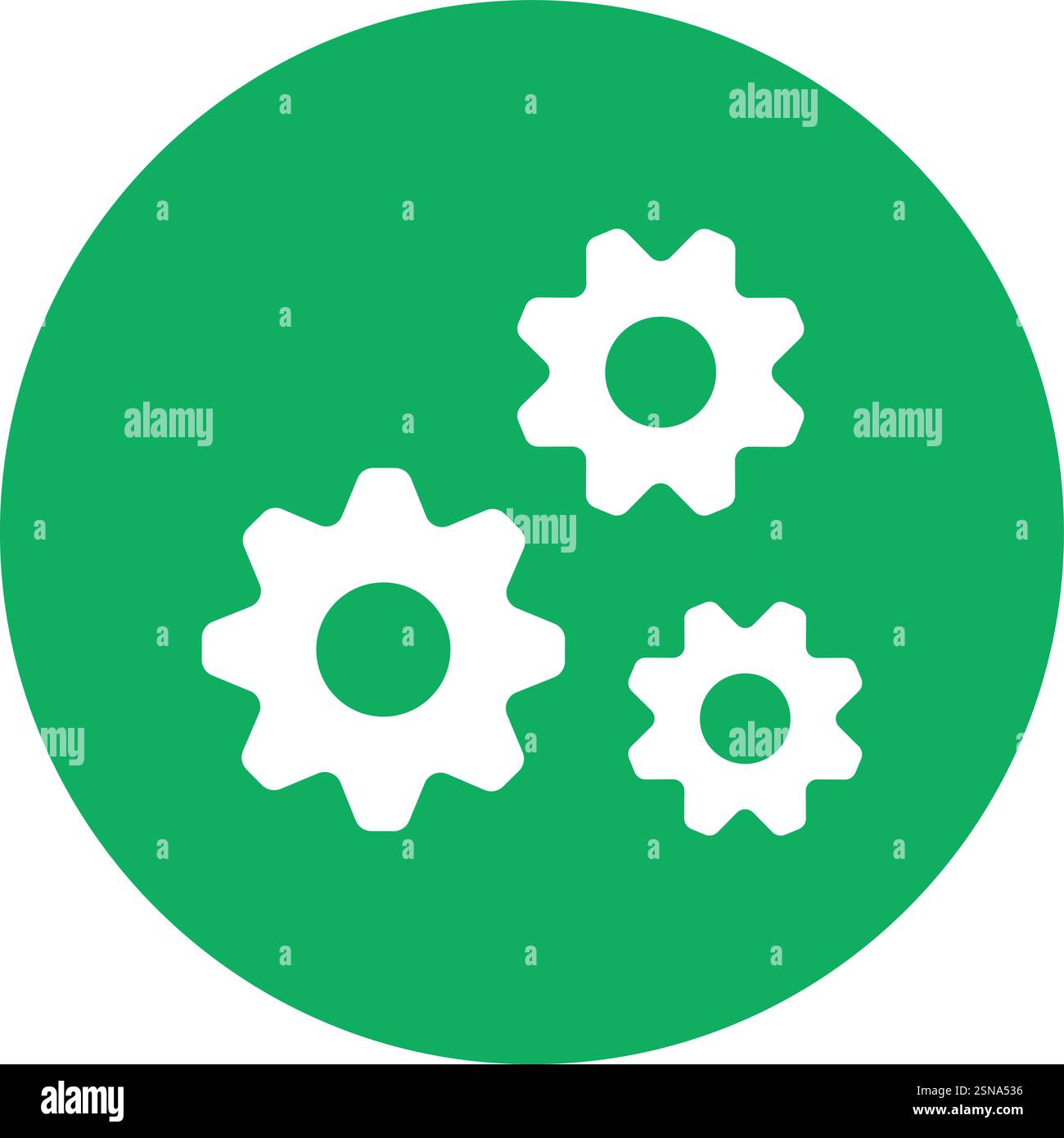 Setting Vector Icon Design Illustration Stock Vector