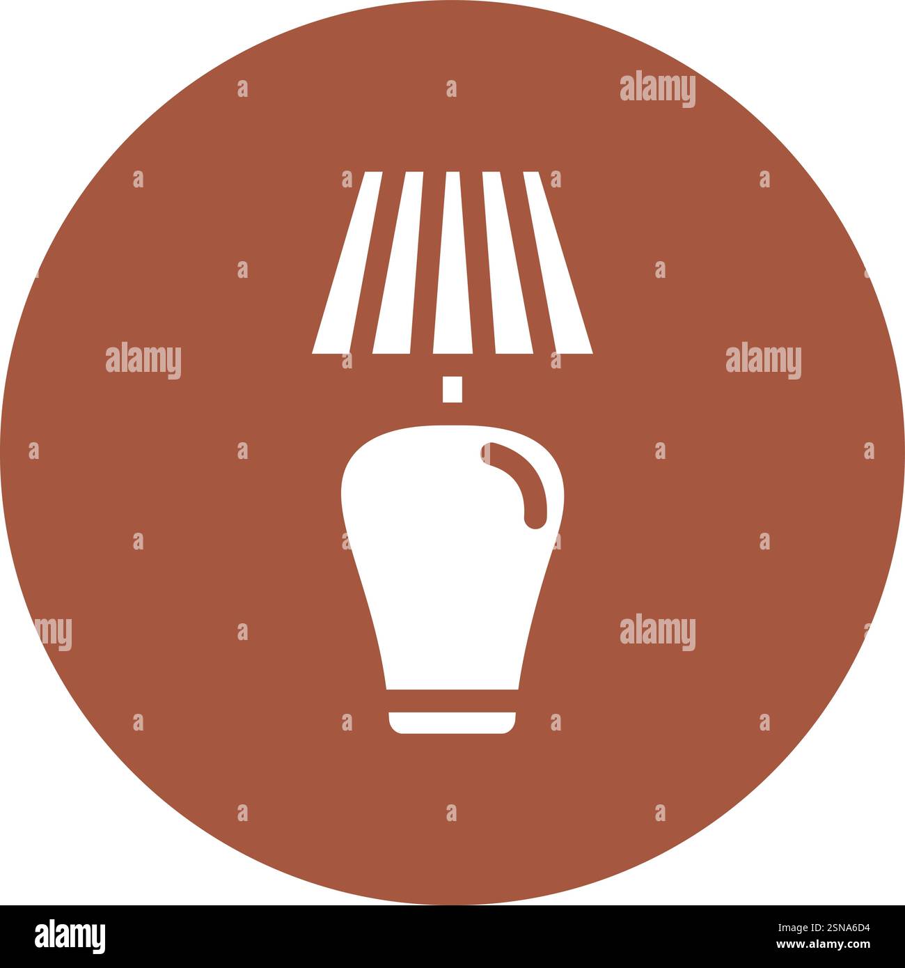 Lamp Vector Icon Design Illustration Stock Vector