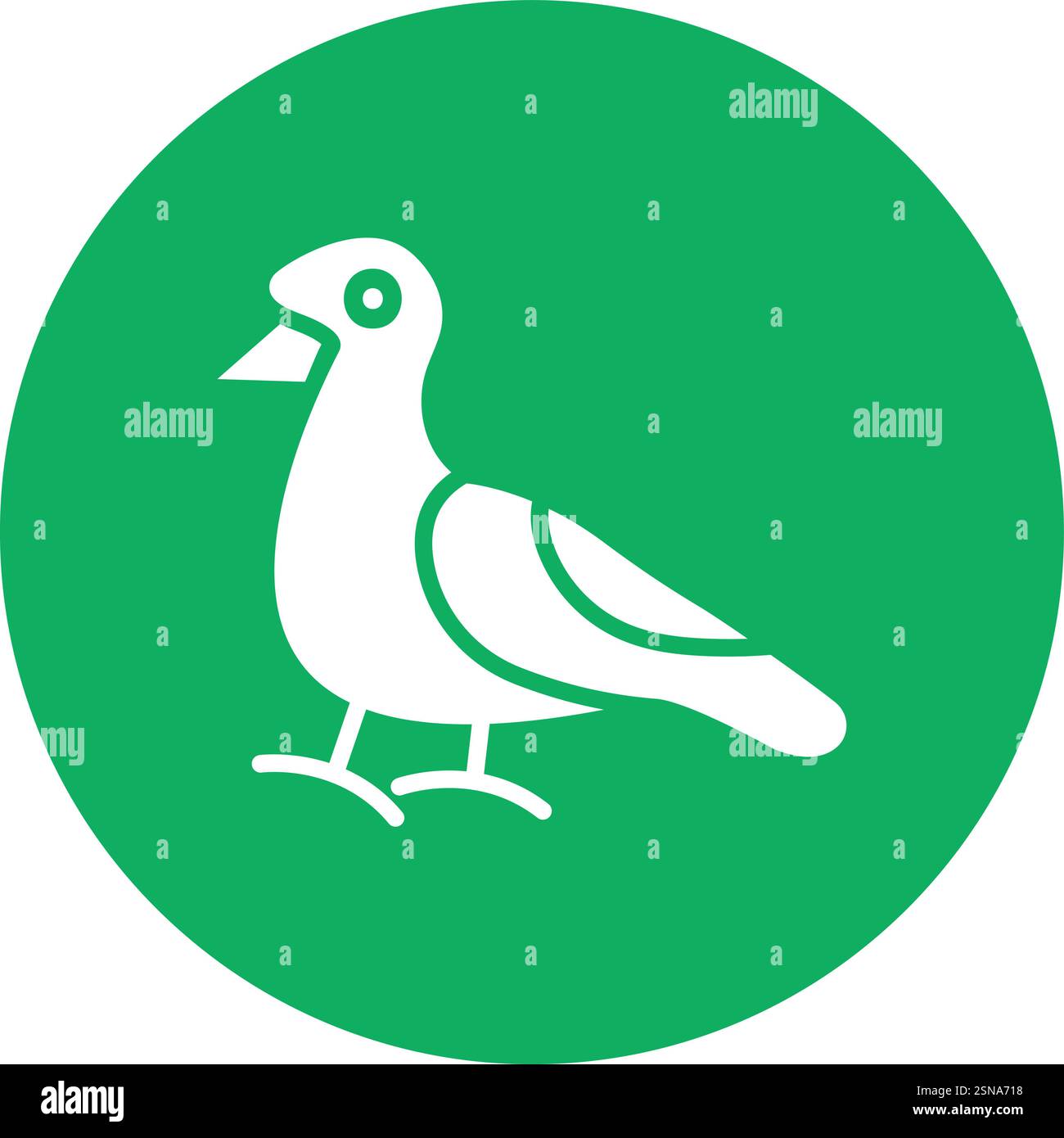 Seagull Vector Icon Design Illustration Stock Vector Image & Art - Alamy