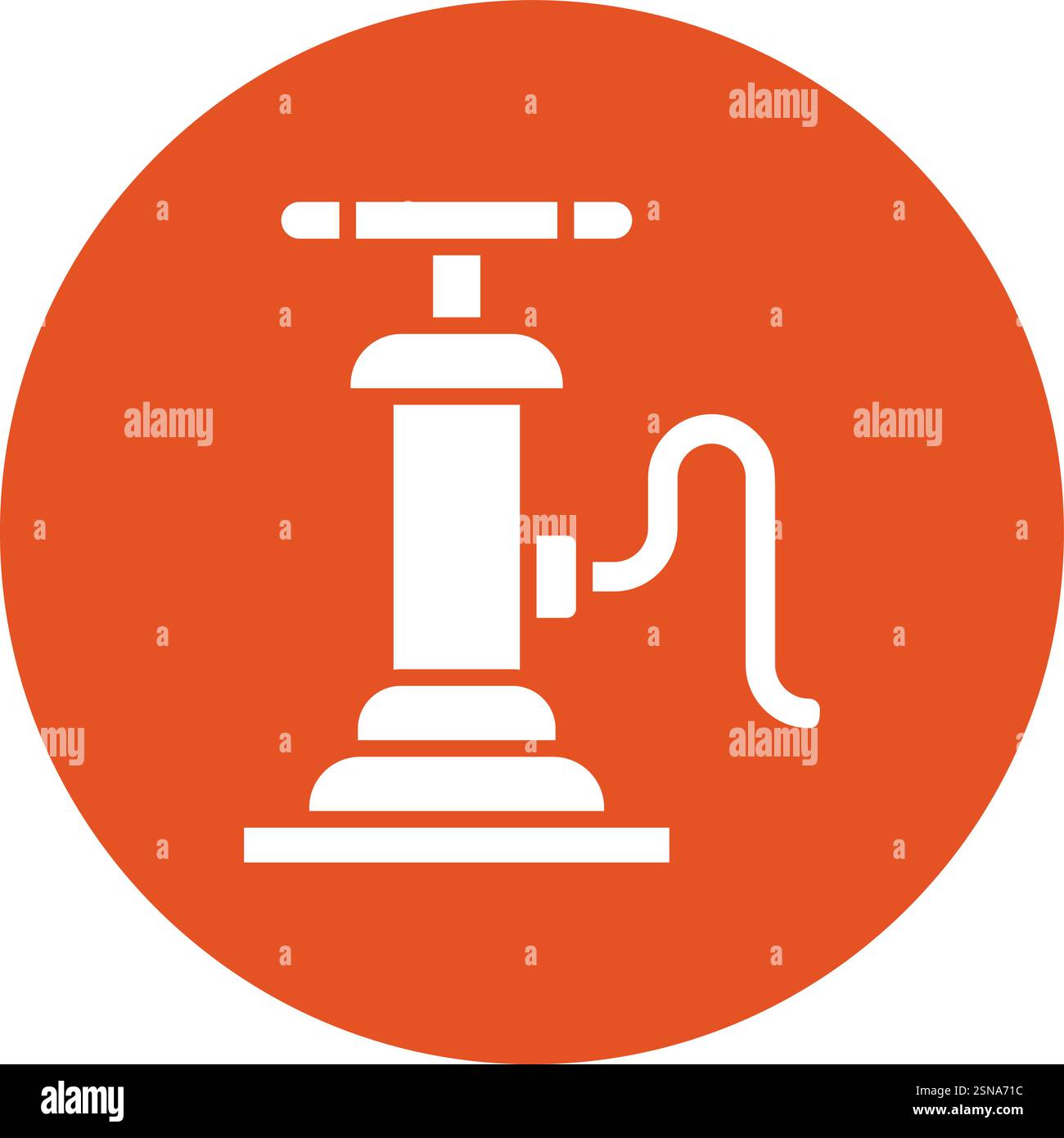 Air Pump Vector Icon Design Illustration Stock Vector