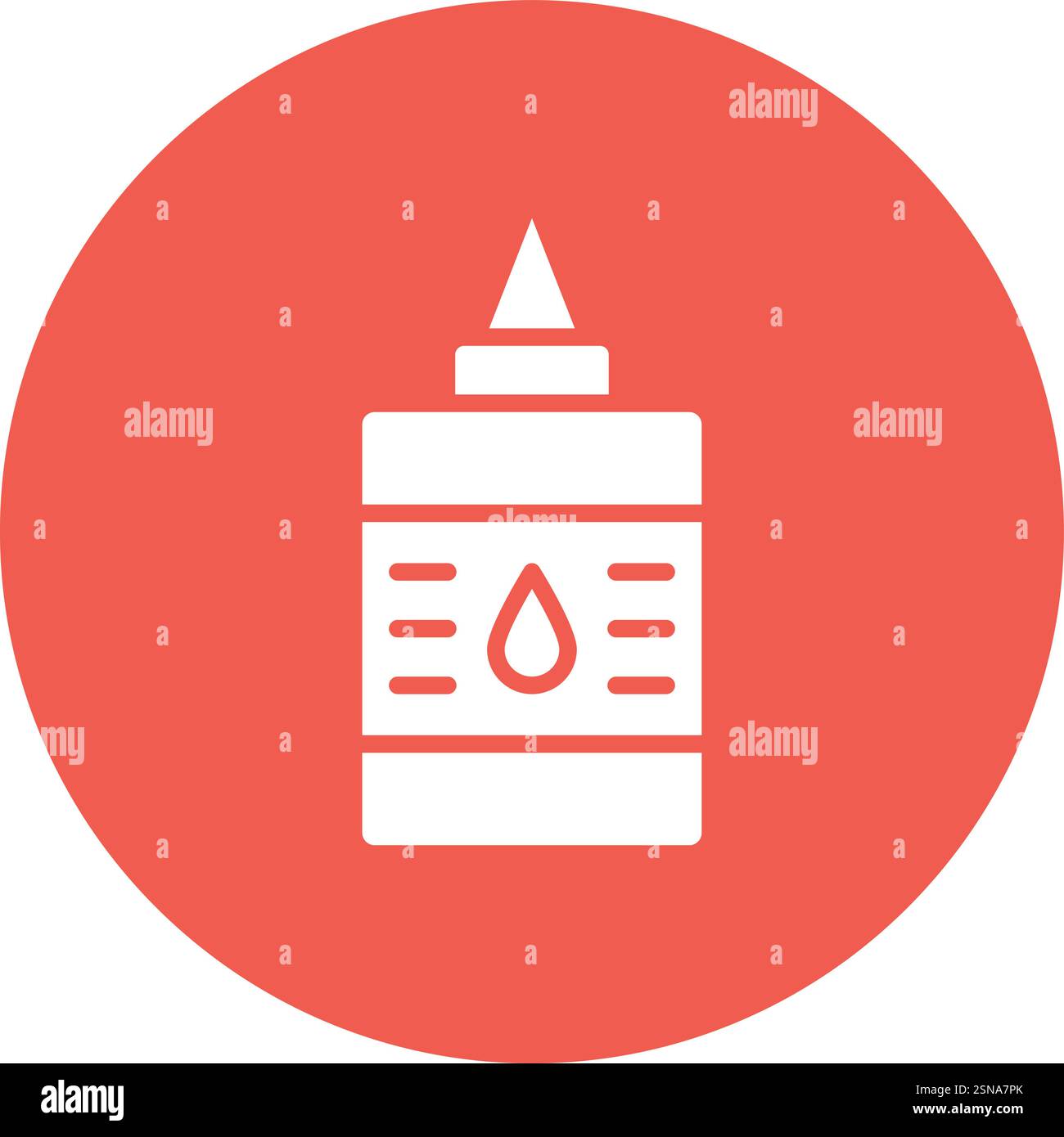 Glue Vector Icon Design Illustration Stock Vector