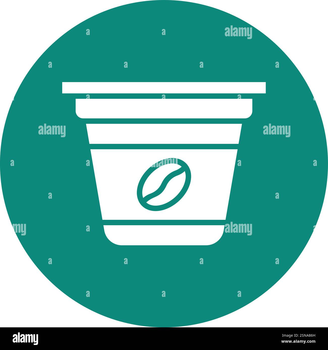 Coffee Capsule Vector Icon Design Illustration Stock Vector