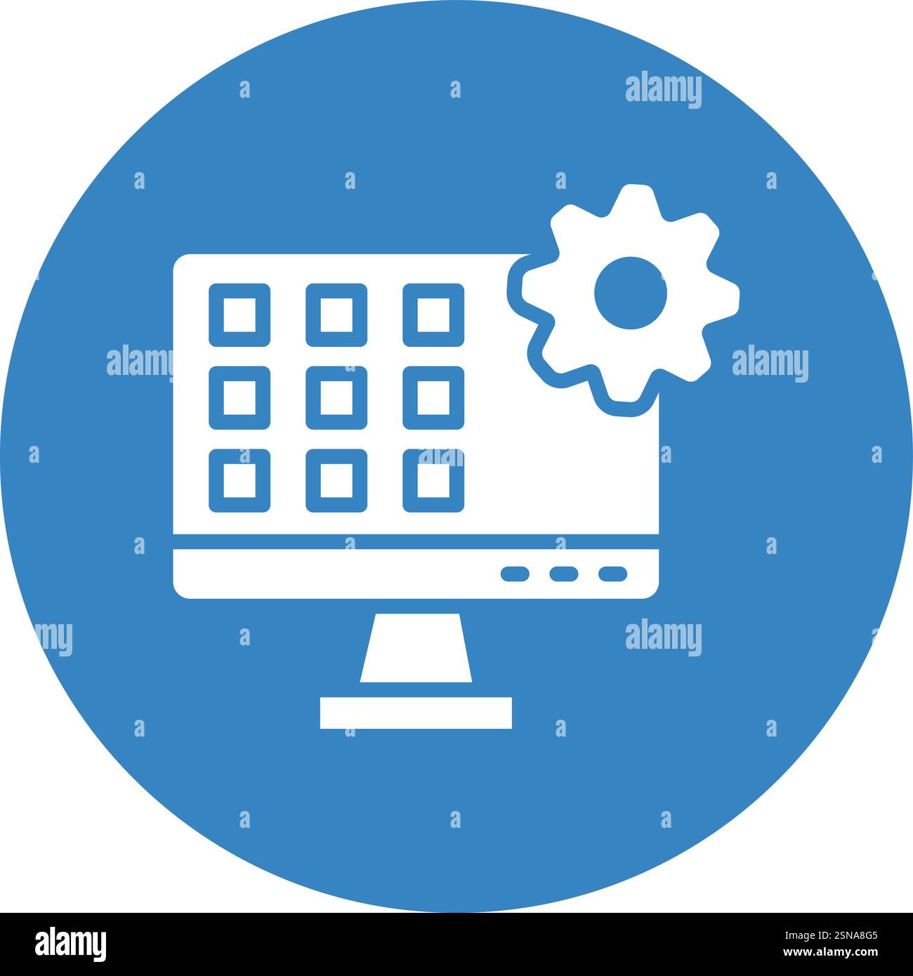 Application Vector Icon Design Illustration Stock Vector