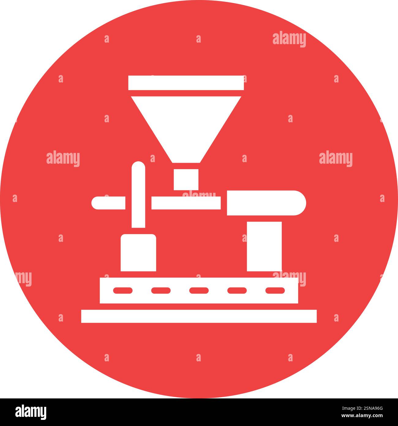 Coffee Mill Vector Icon Design Illustration Stock Vector