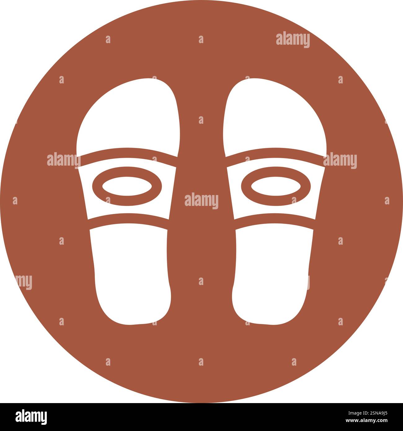 Slippers Vector Icon Design Illustration Stock Vector