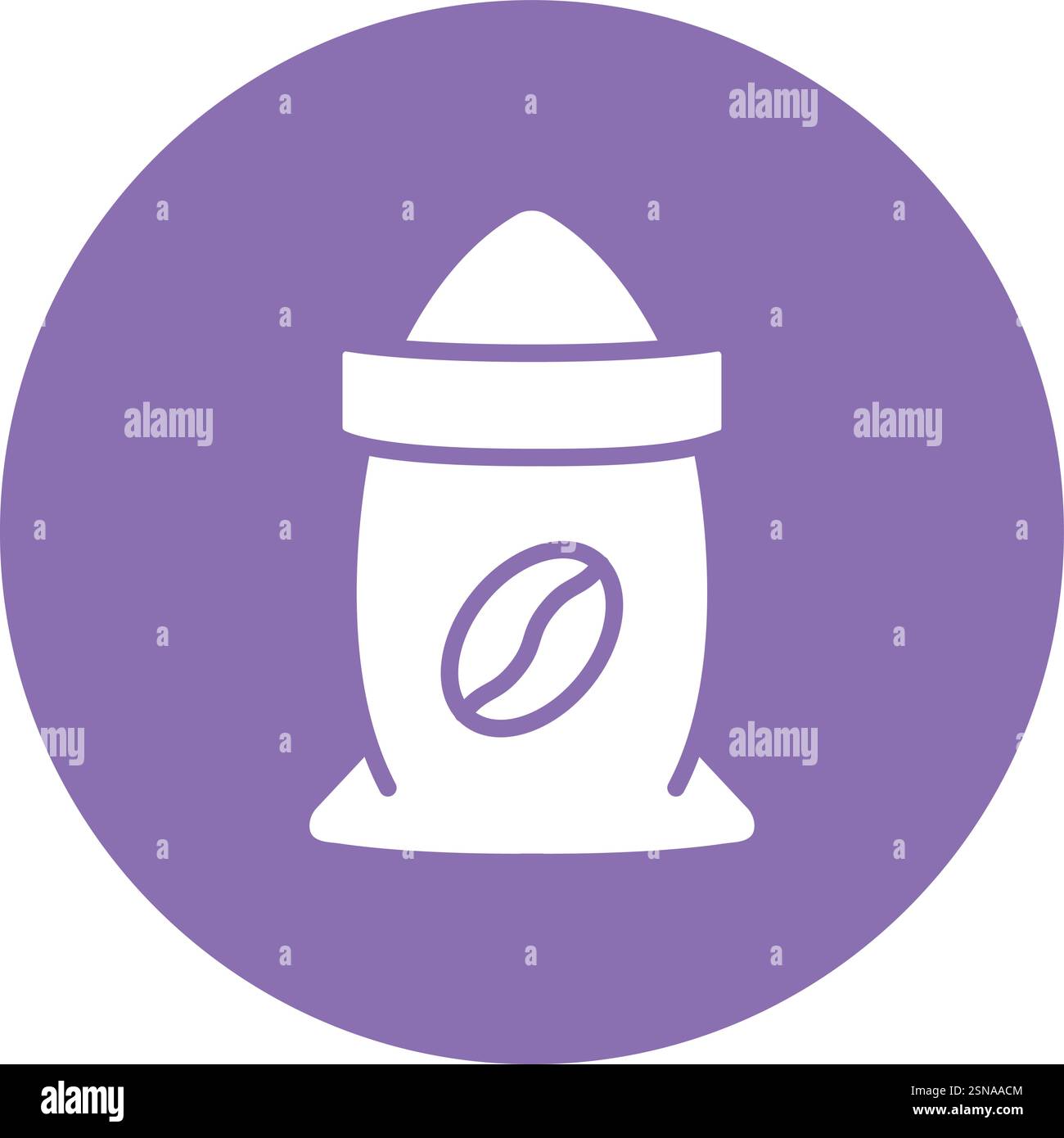 Coffee Bag Vector Icon Design Illustration Stock Vector