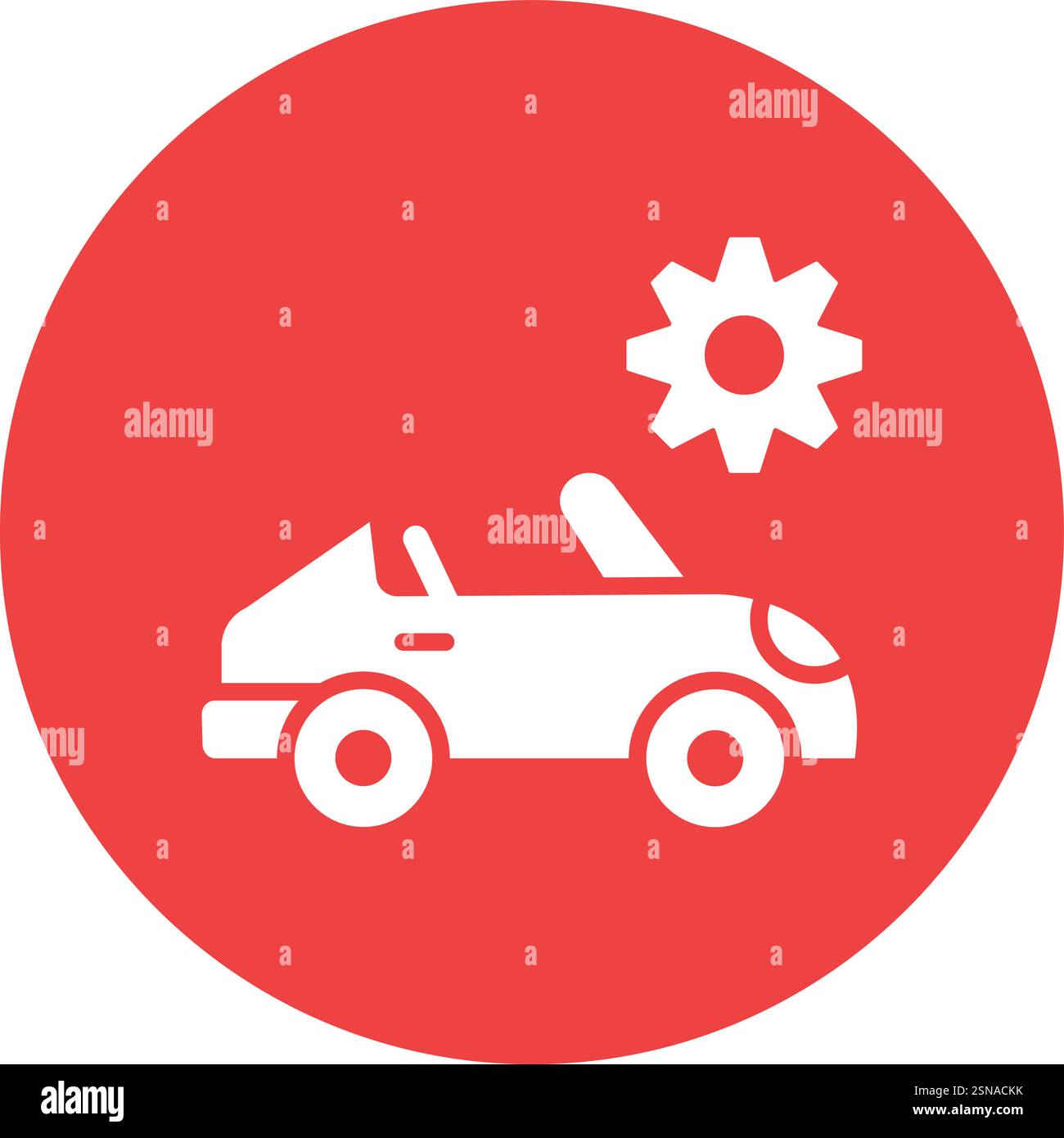 Car Service Vector Icon Design Illustration Stock Vector